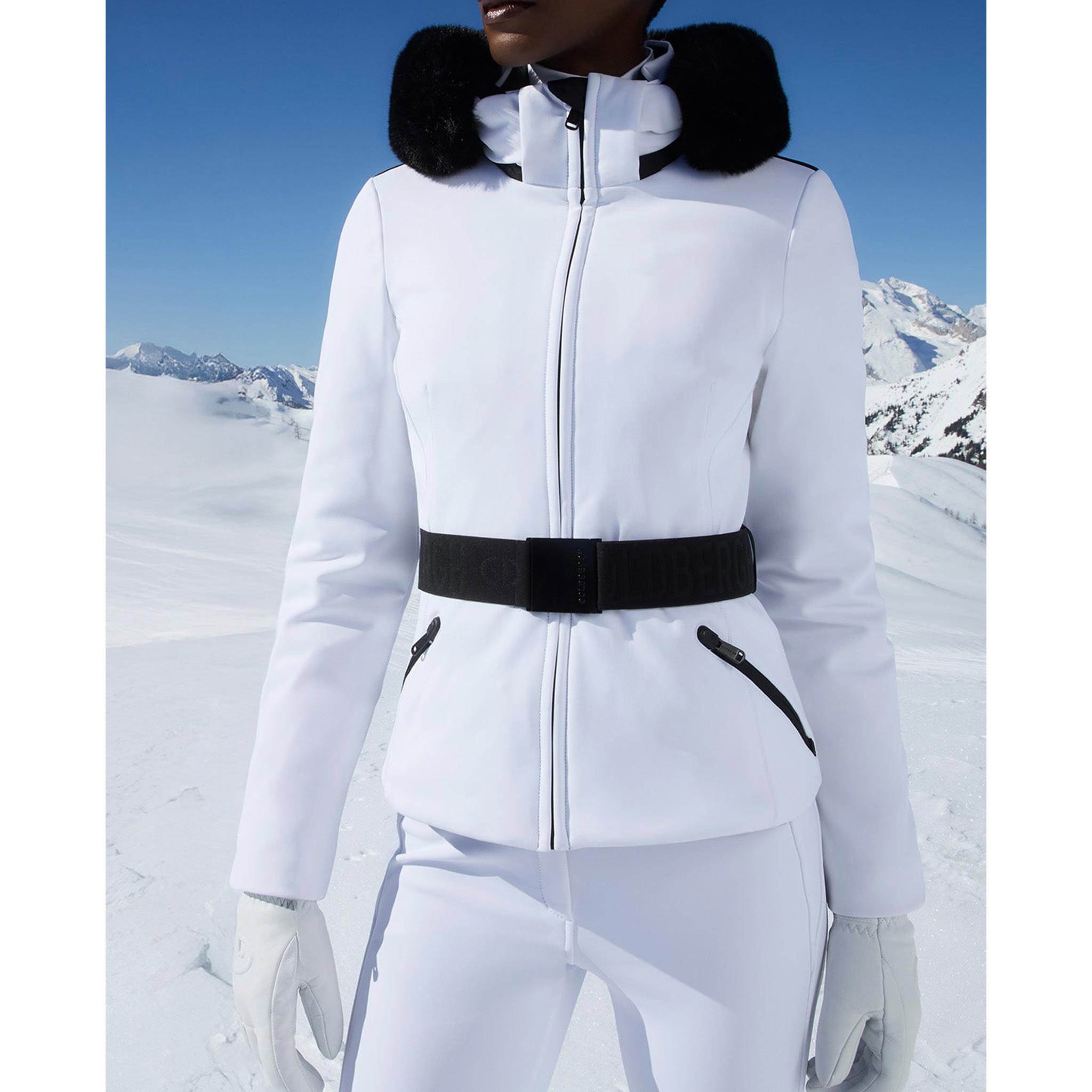 Hida Ski Jacket in White