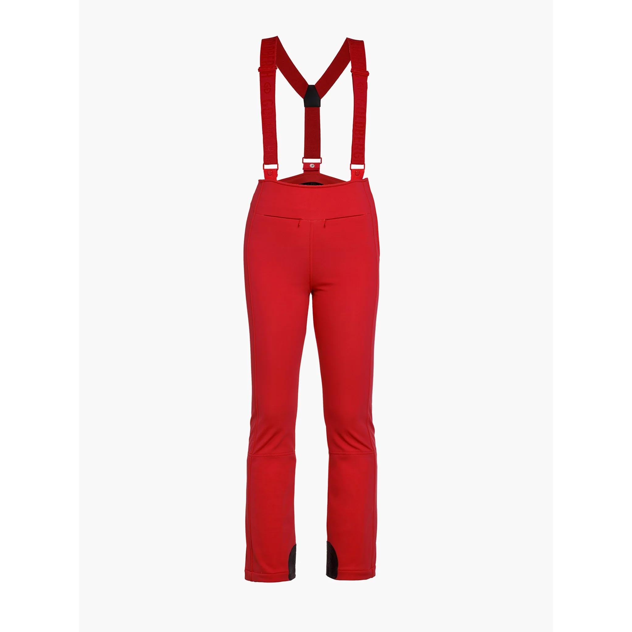 High End Ski Pants in Flame Red