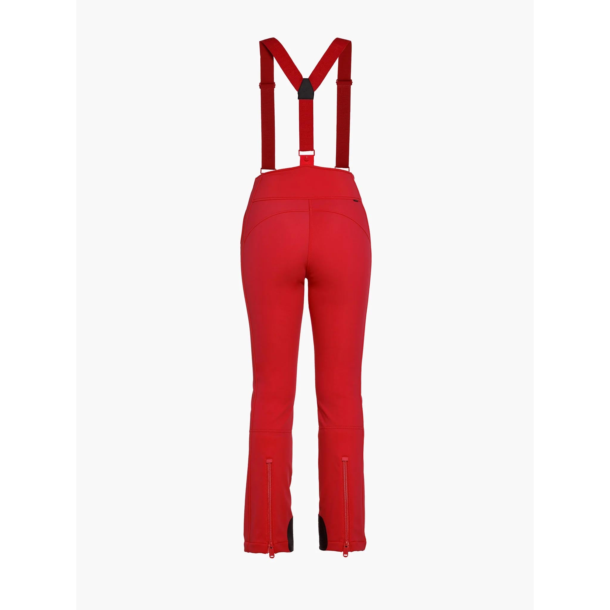 High End Ski Pants in Flame Red
