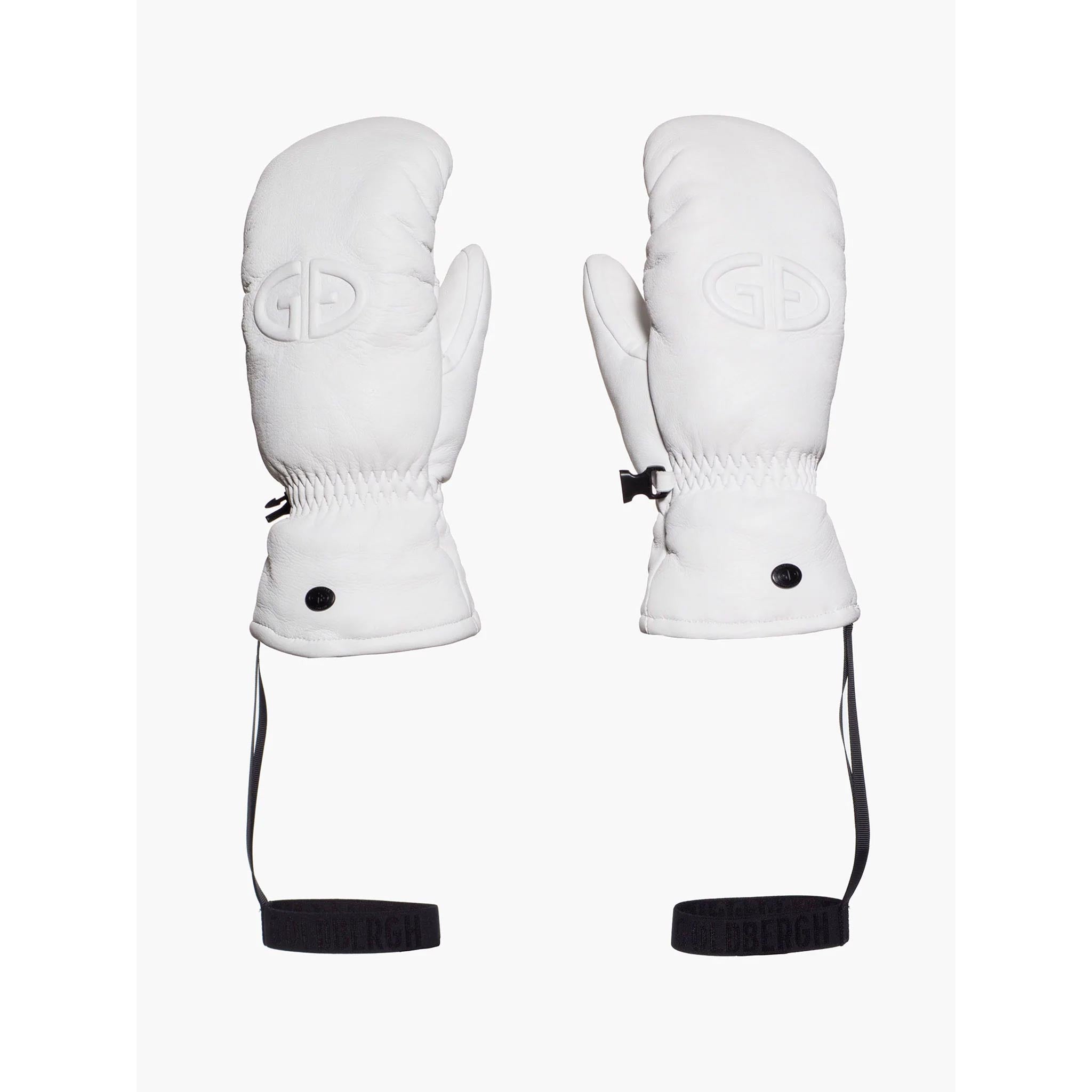 Hilja Leather Mittens in White