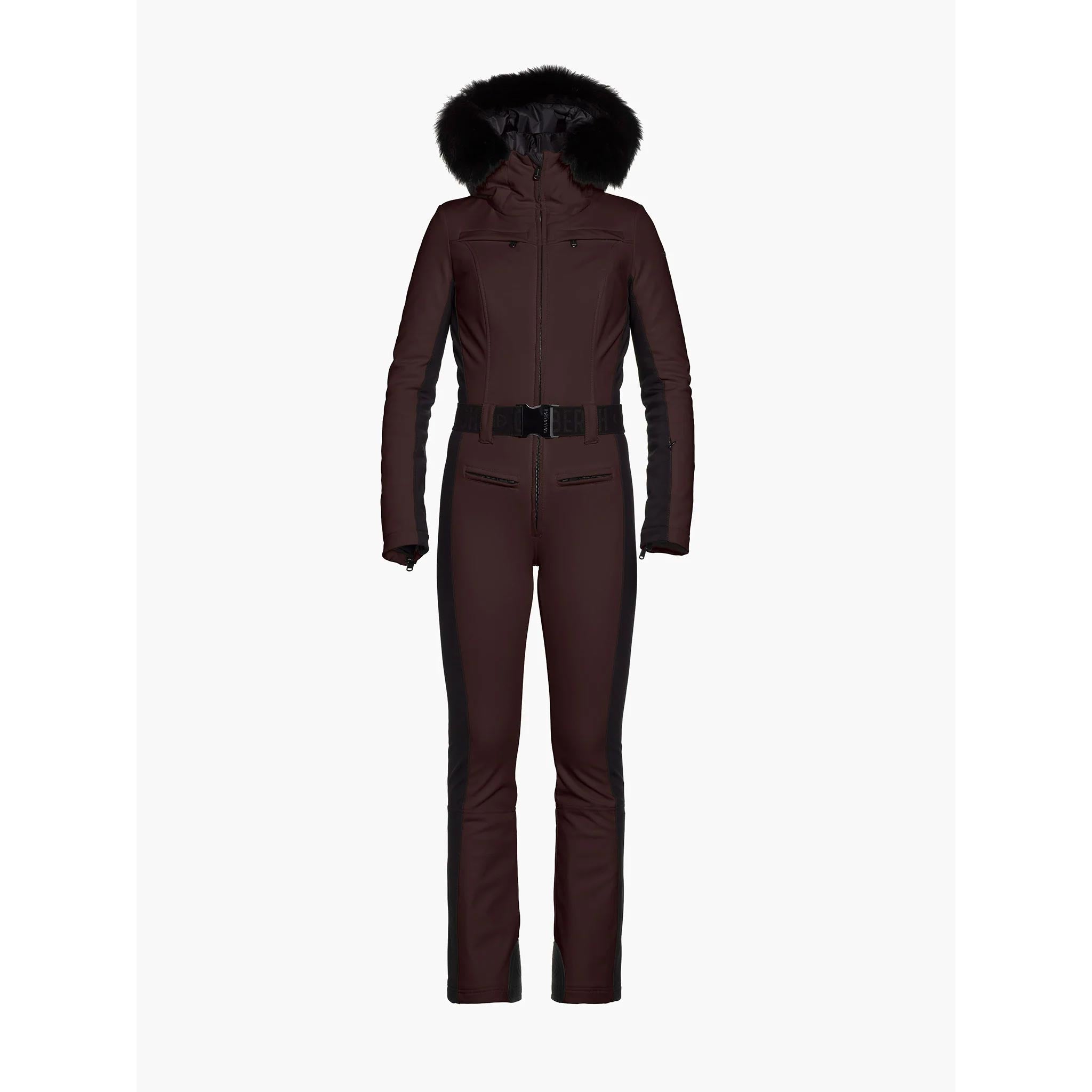 Parry Ski Suit in Dark Brown