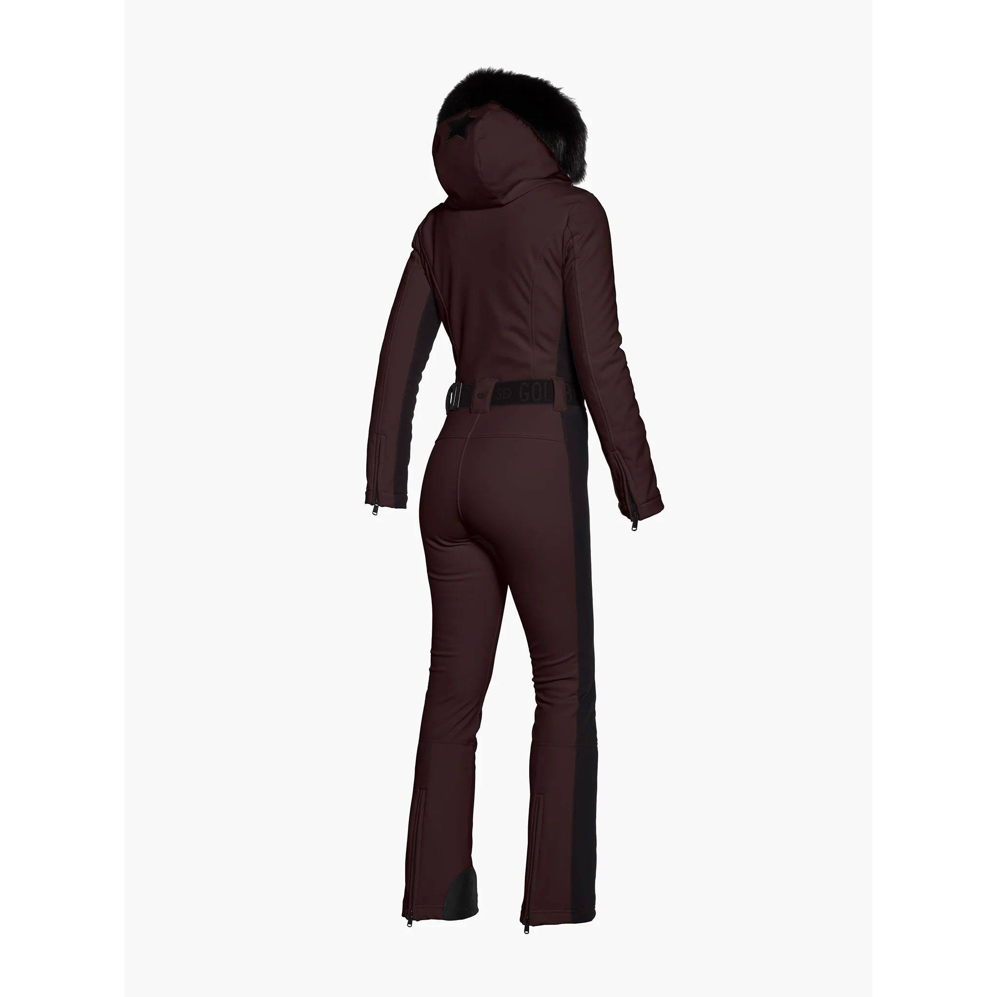 Parry Ski Suit in Dark Brown