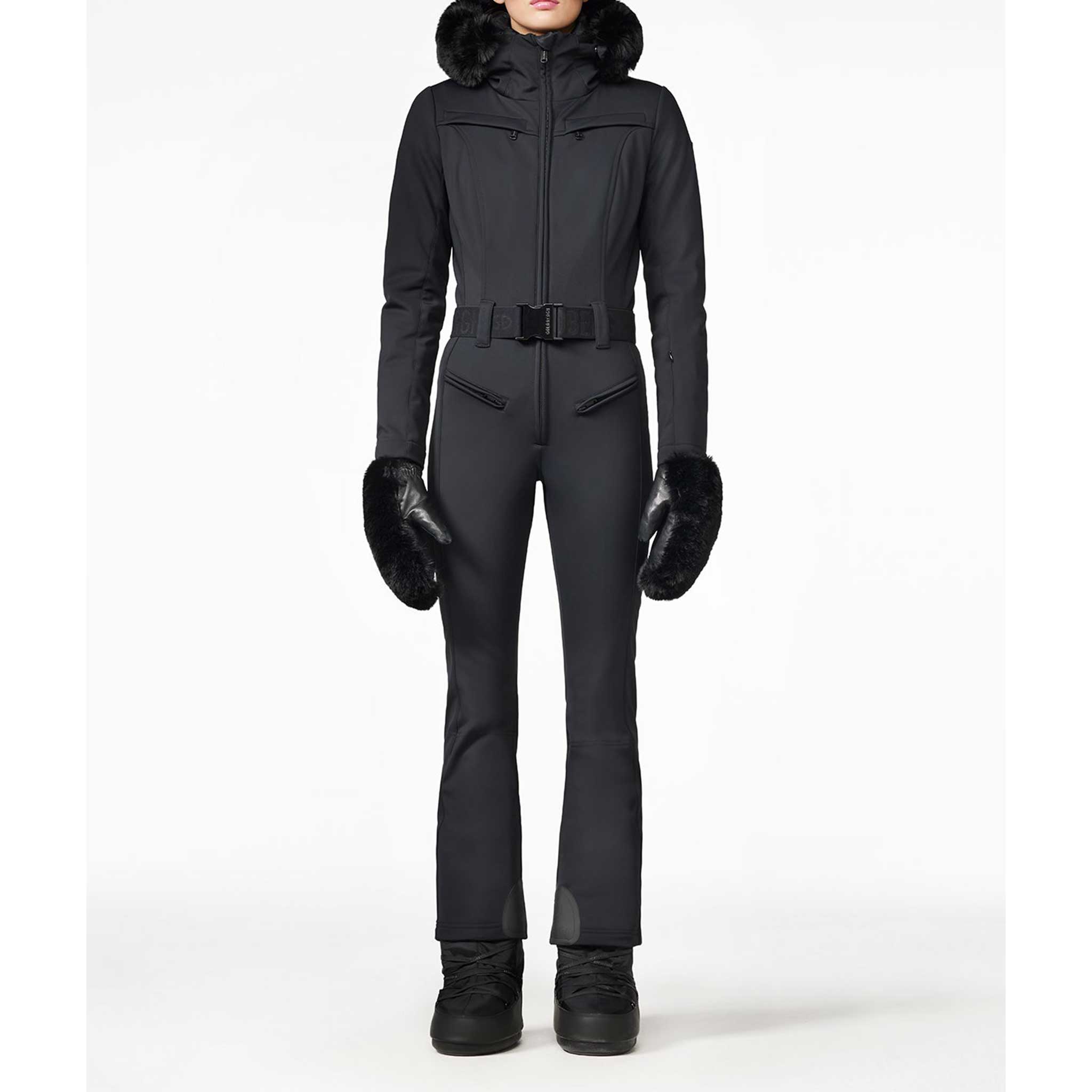 Parry Longer Length Ski Suit in Black
