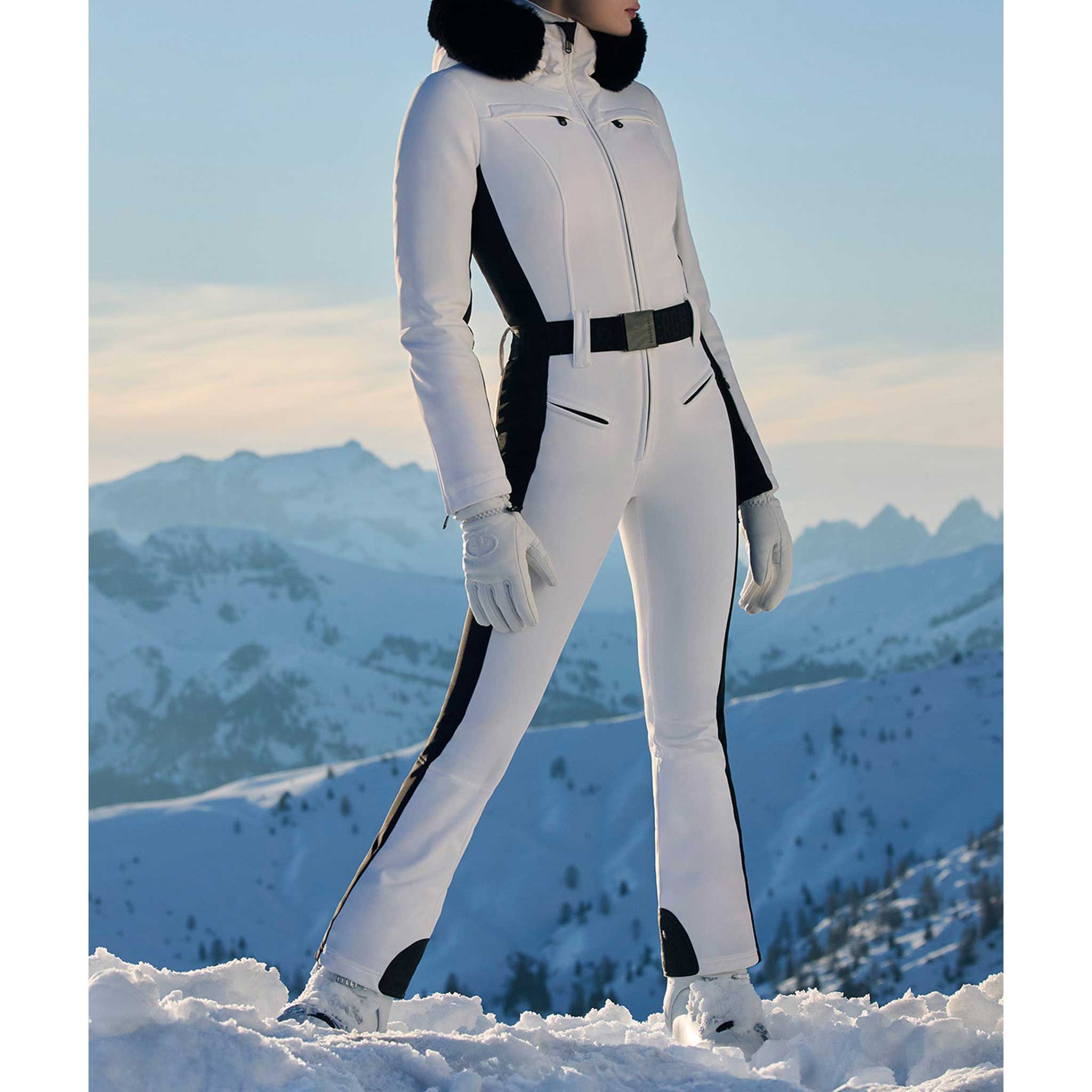 Parry Ski Suit in White