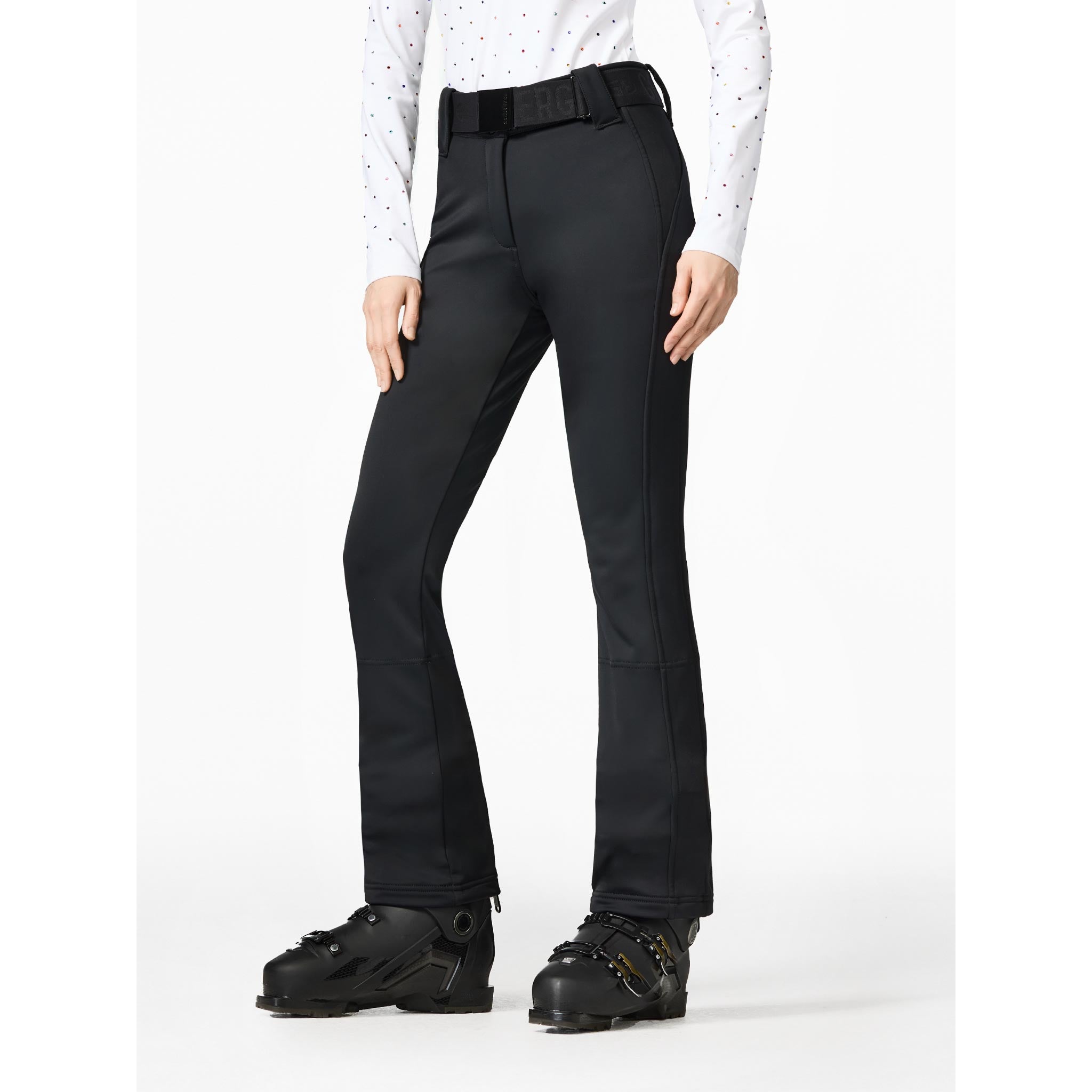 Pippa Longer Length Ski Pants in Black