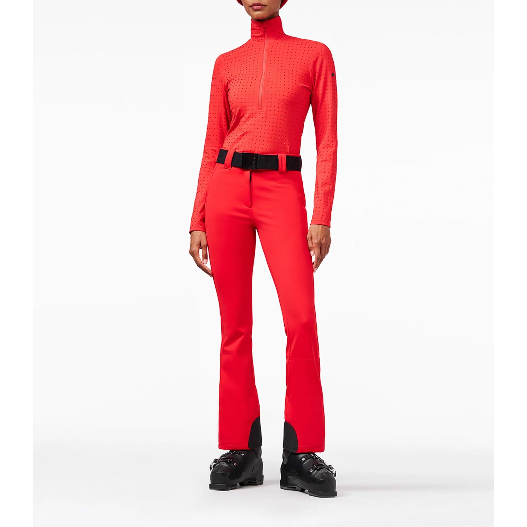 Pippa Ski Pants in Flame Red