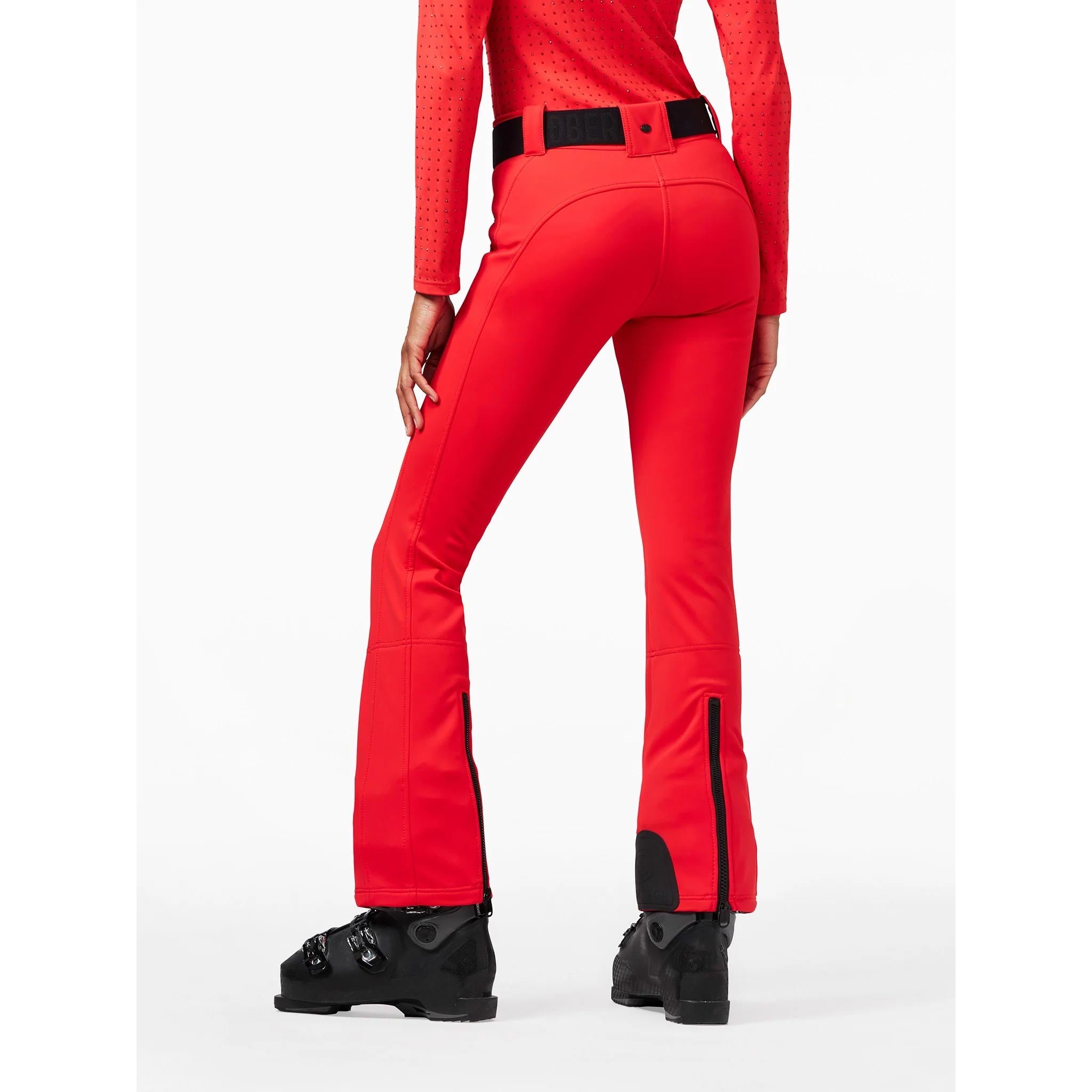 Pippa Ski Pants in Flame Red