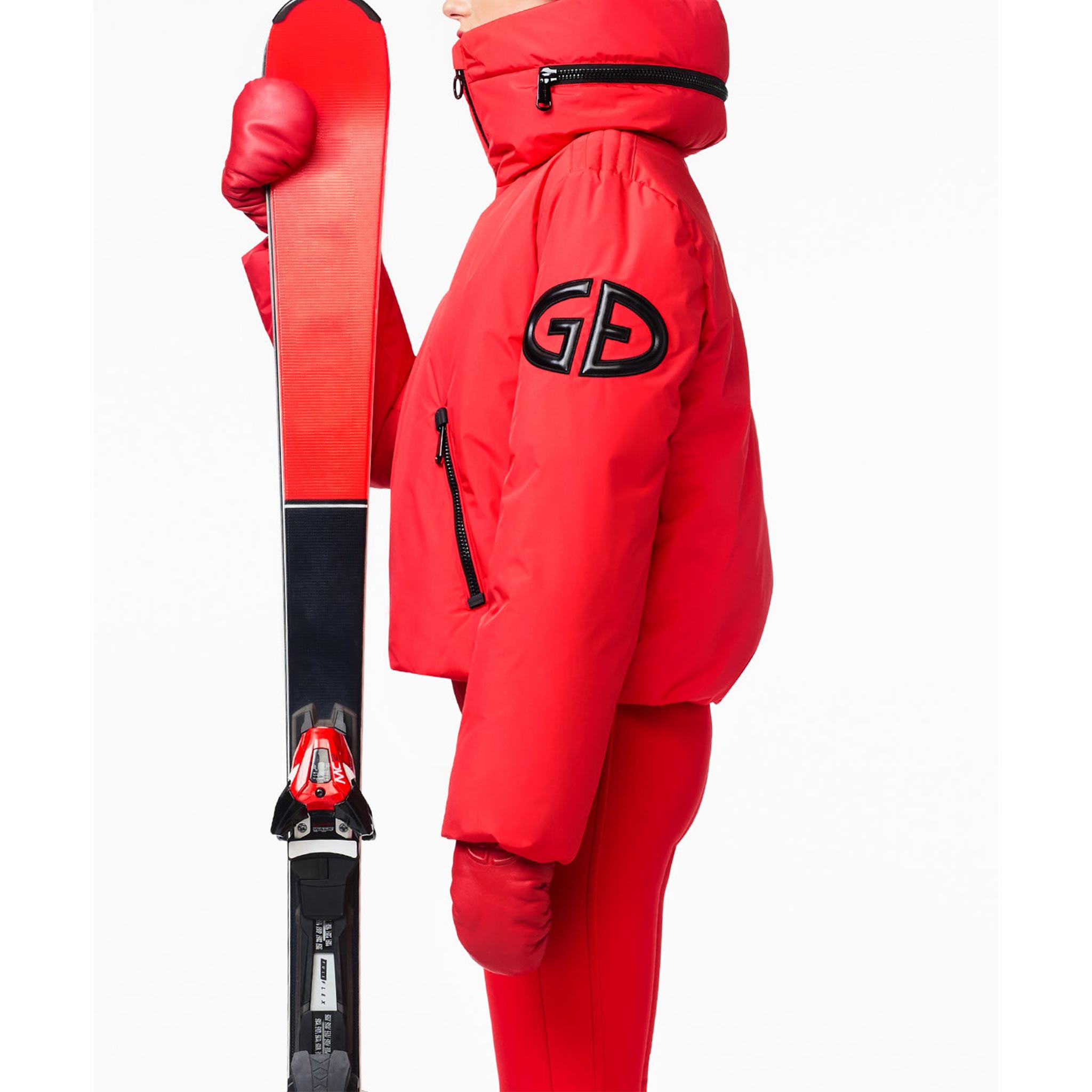 Porter Ski Jacket in Flame Red