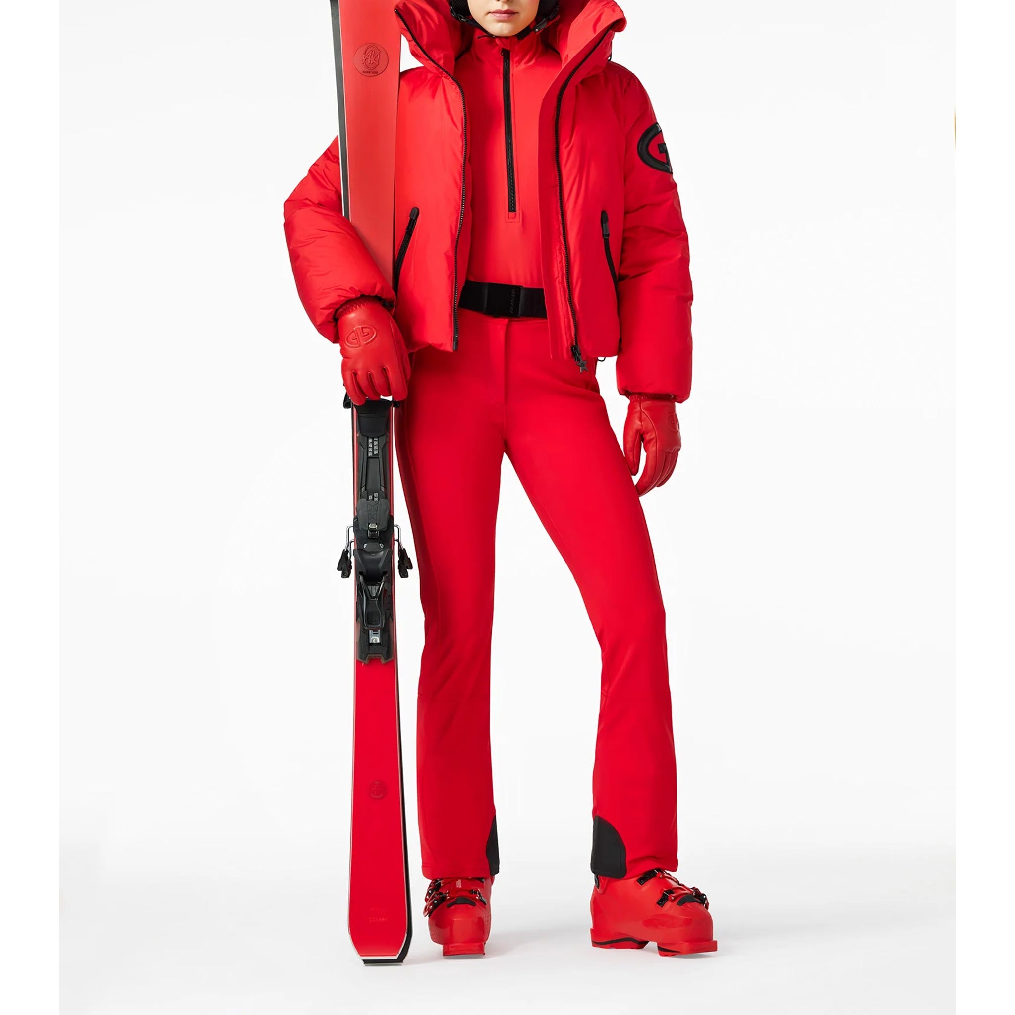 Porter Ski Jacket in Flame Red