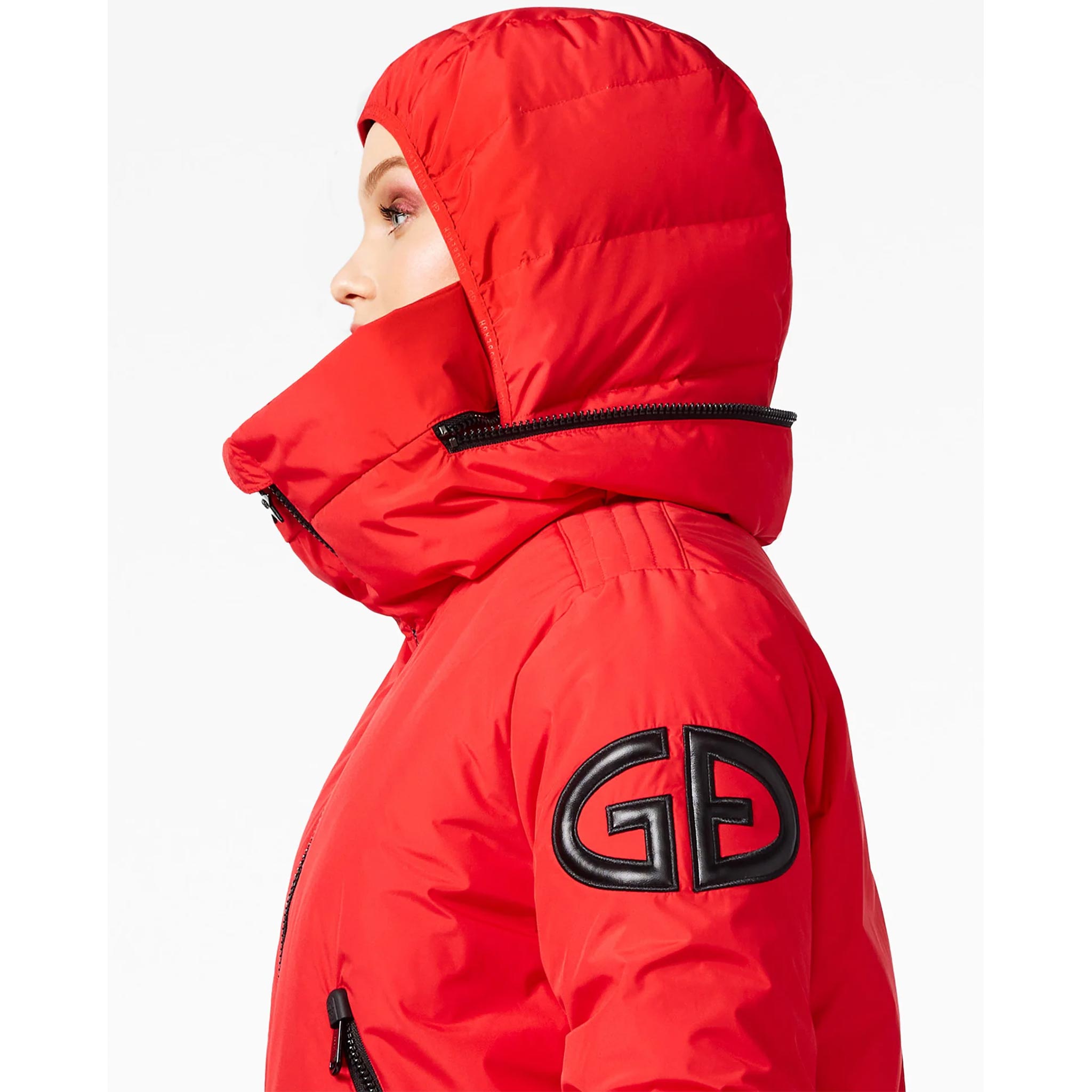 Porter Ski Jacket in Flame Red