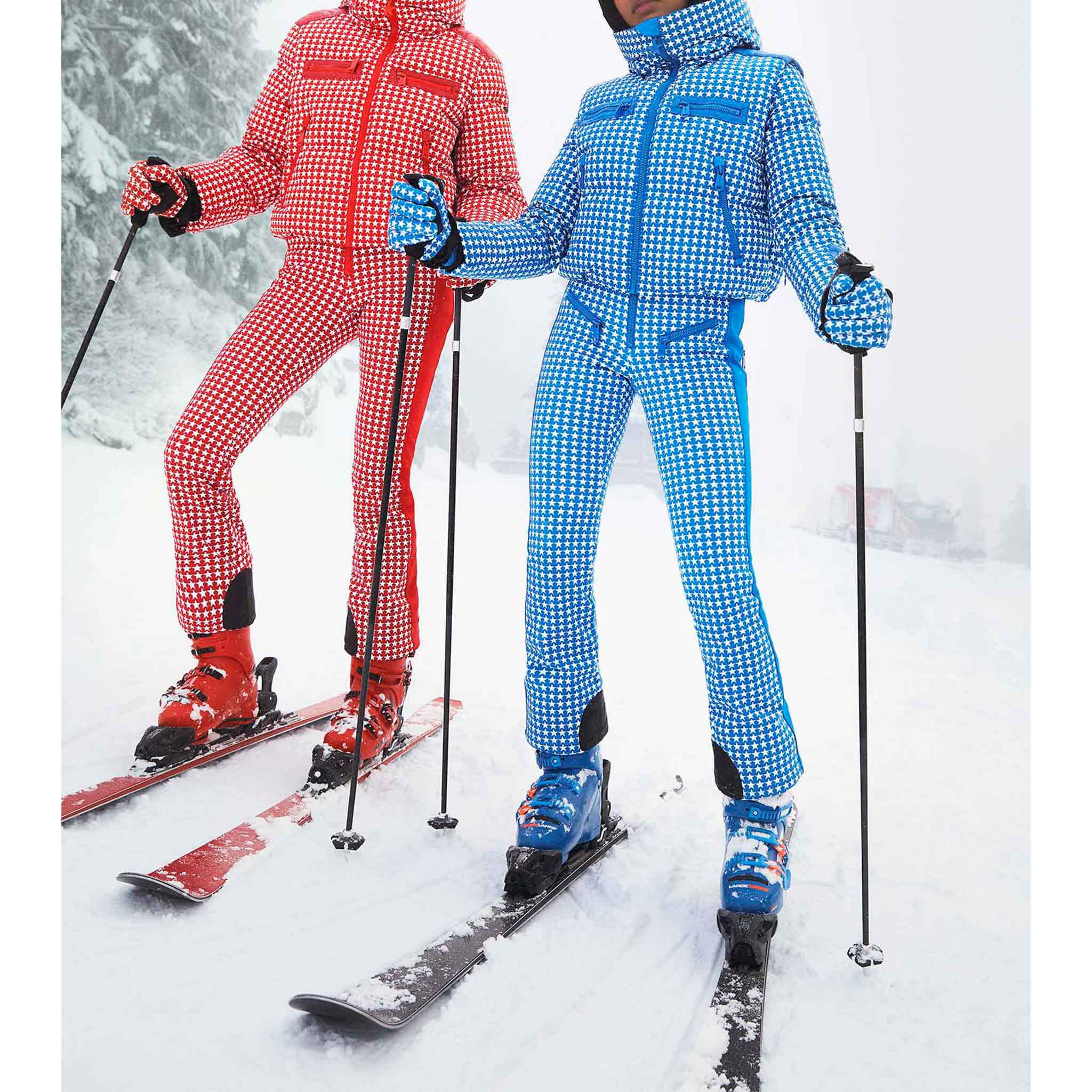 Track Ski Jacket in Electric Blue