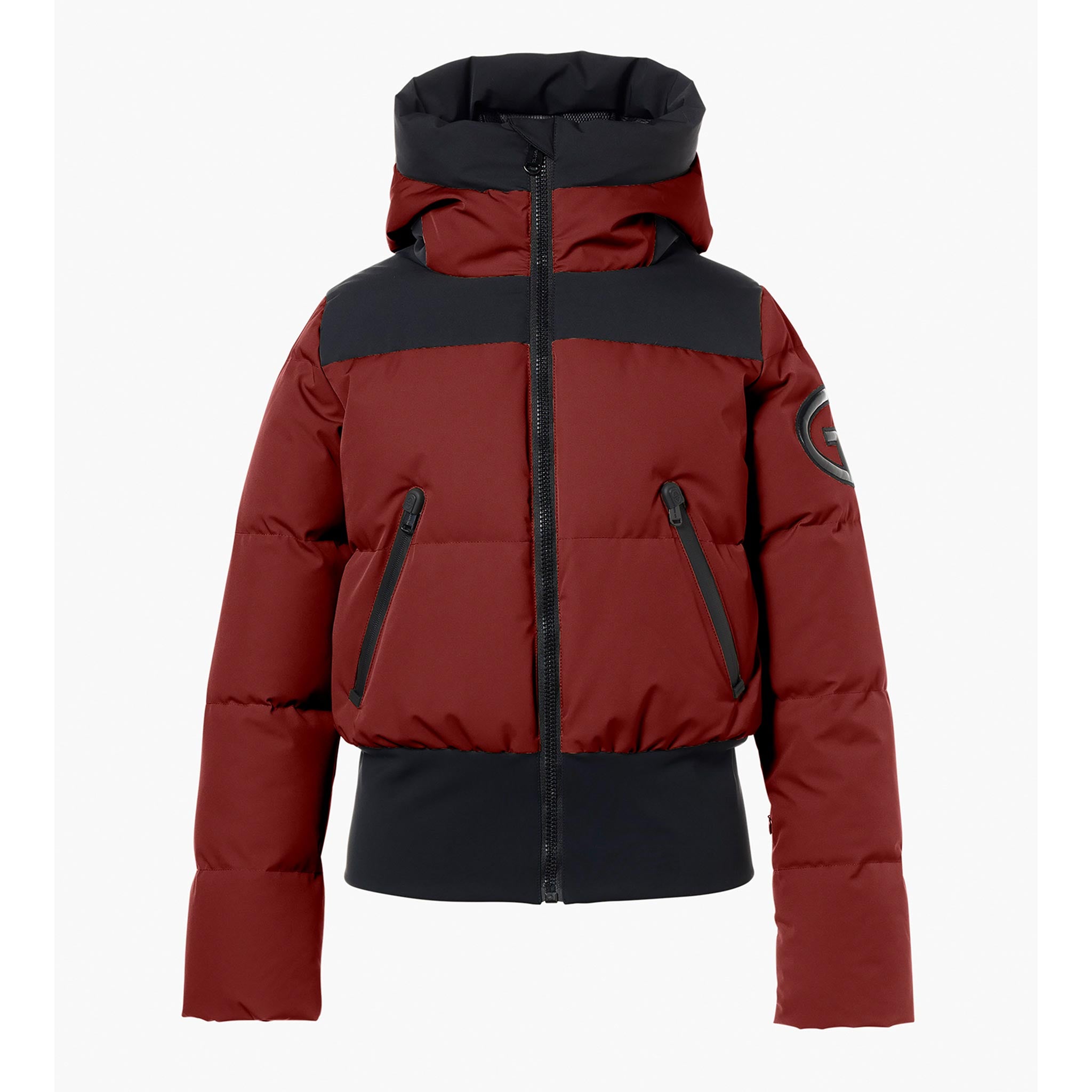 Village Ski Jacket in Vino Rosso
