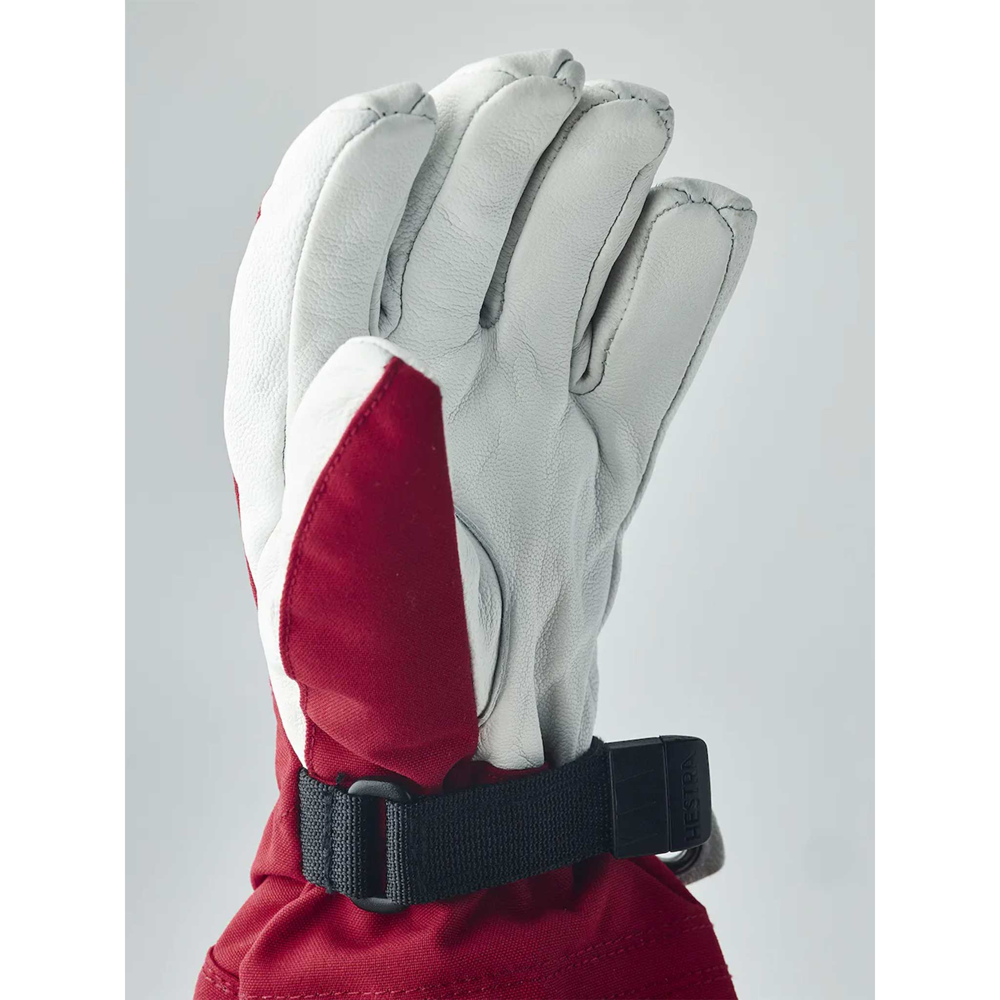 Army Heli Ski Junior Gloves in Red