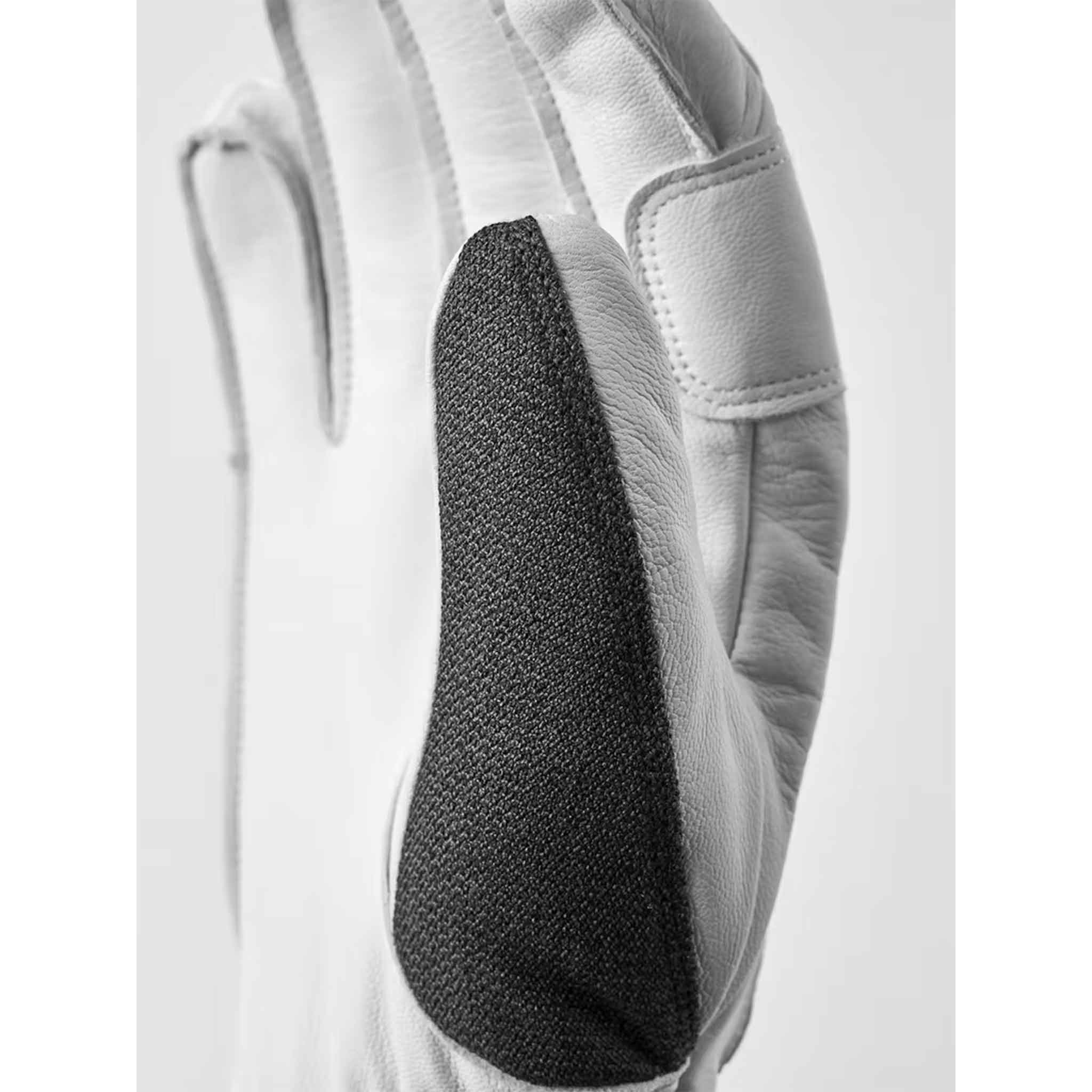 Army Leather Patrol Gloves in Charcoal