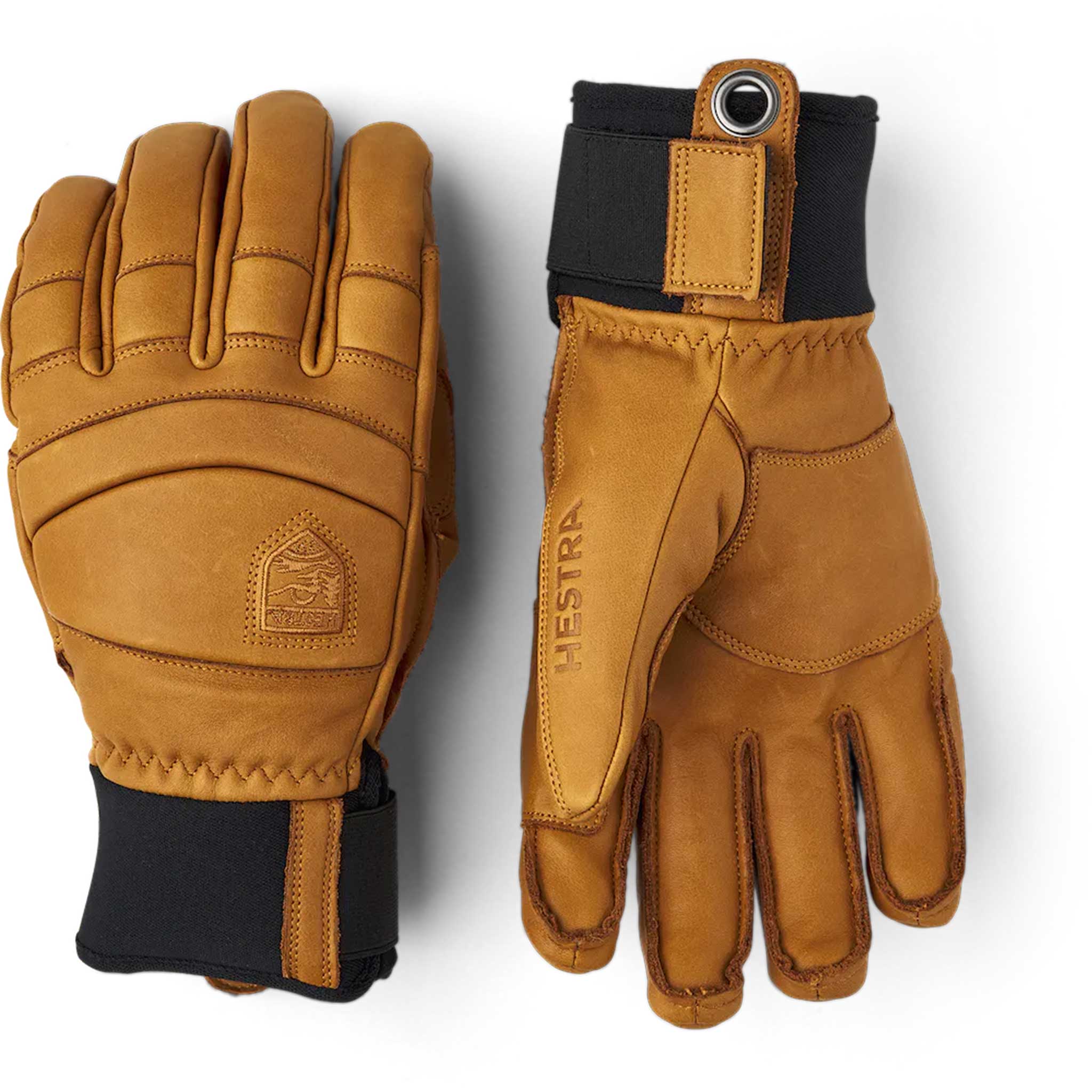 Leather Fall Line Gloves in Cork