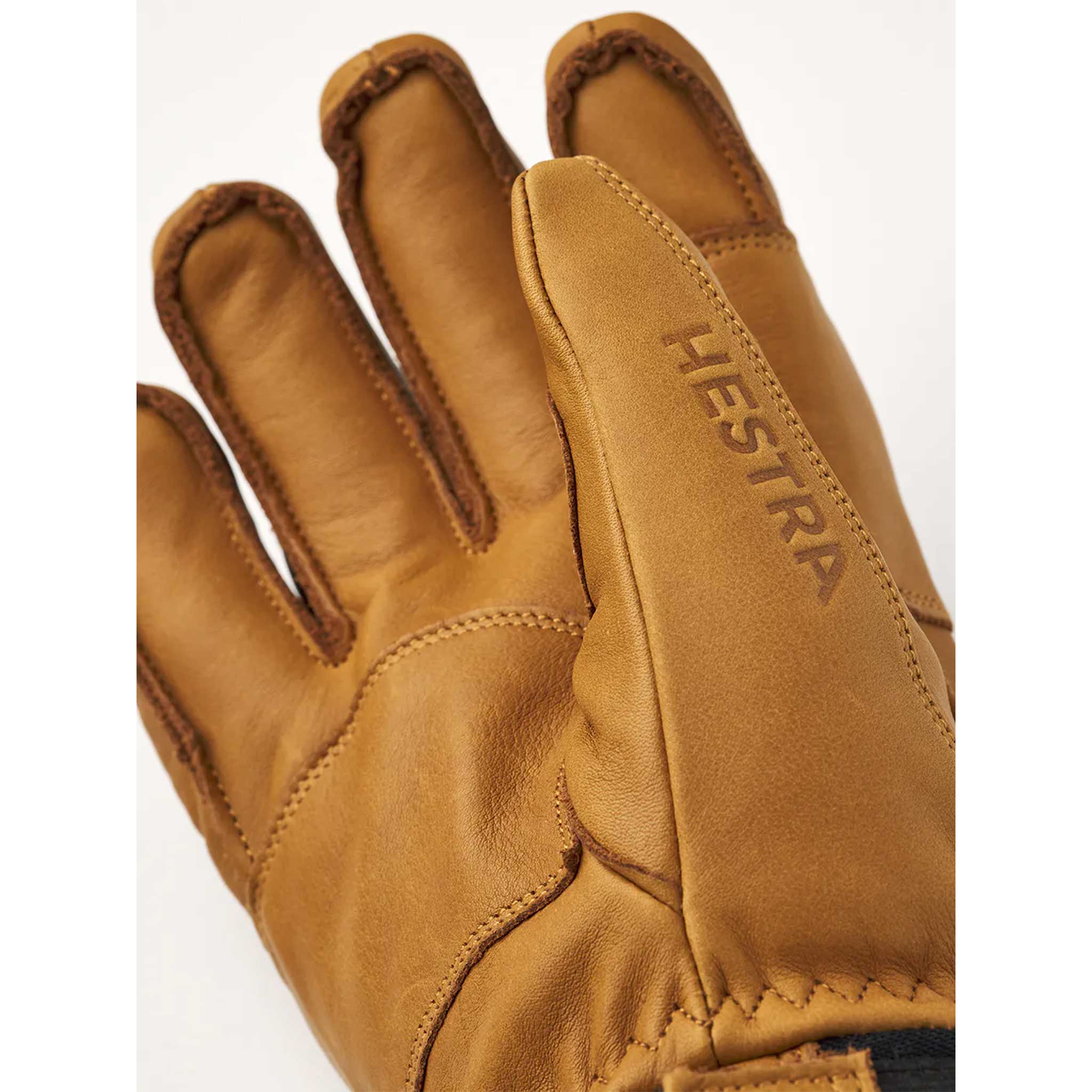 Leather Fall Line Gloves in Cork