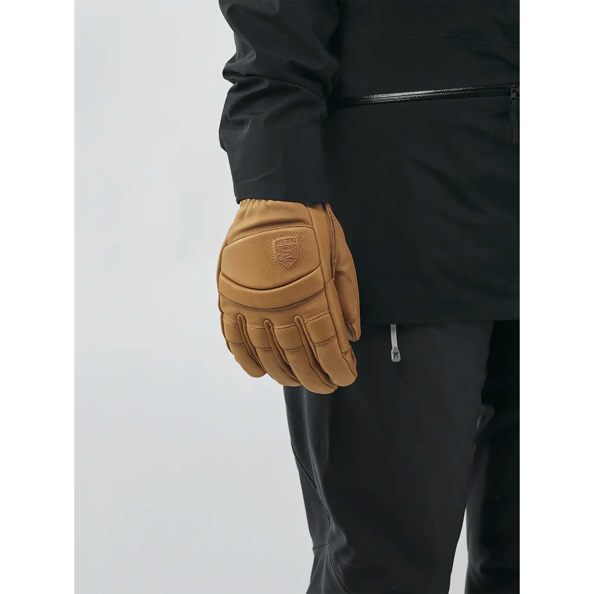 Leather Fall Line Gloves in Cork