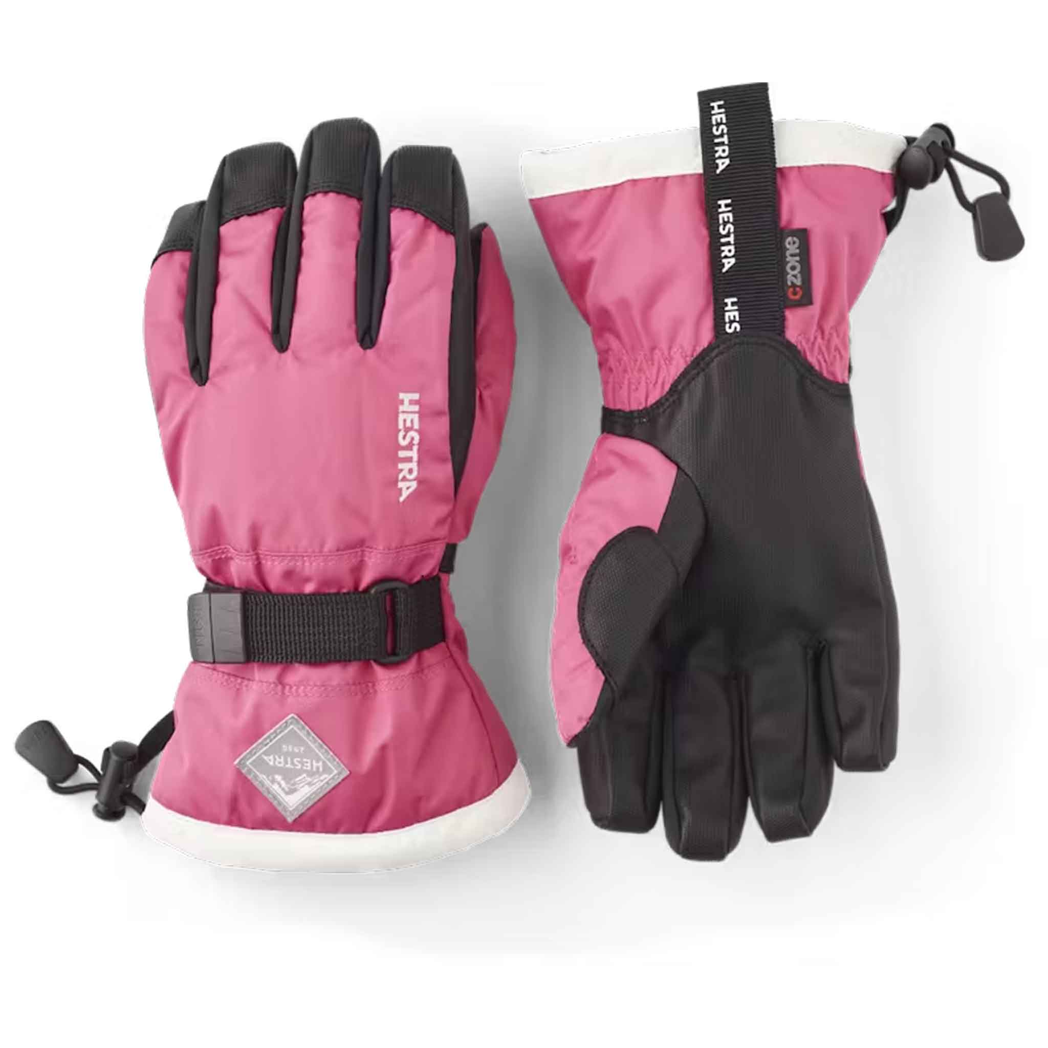 Gauntlet Zone Junior Gloves in Pink - London Ski Co.