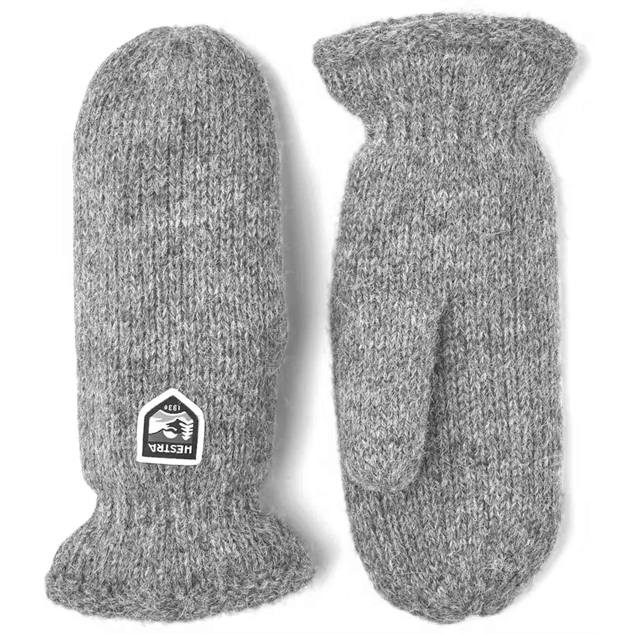 Wool Mitt in Grey