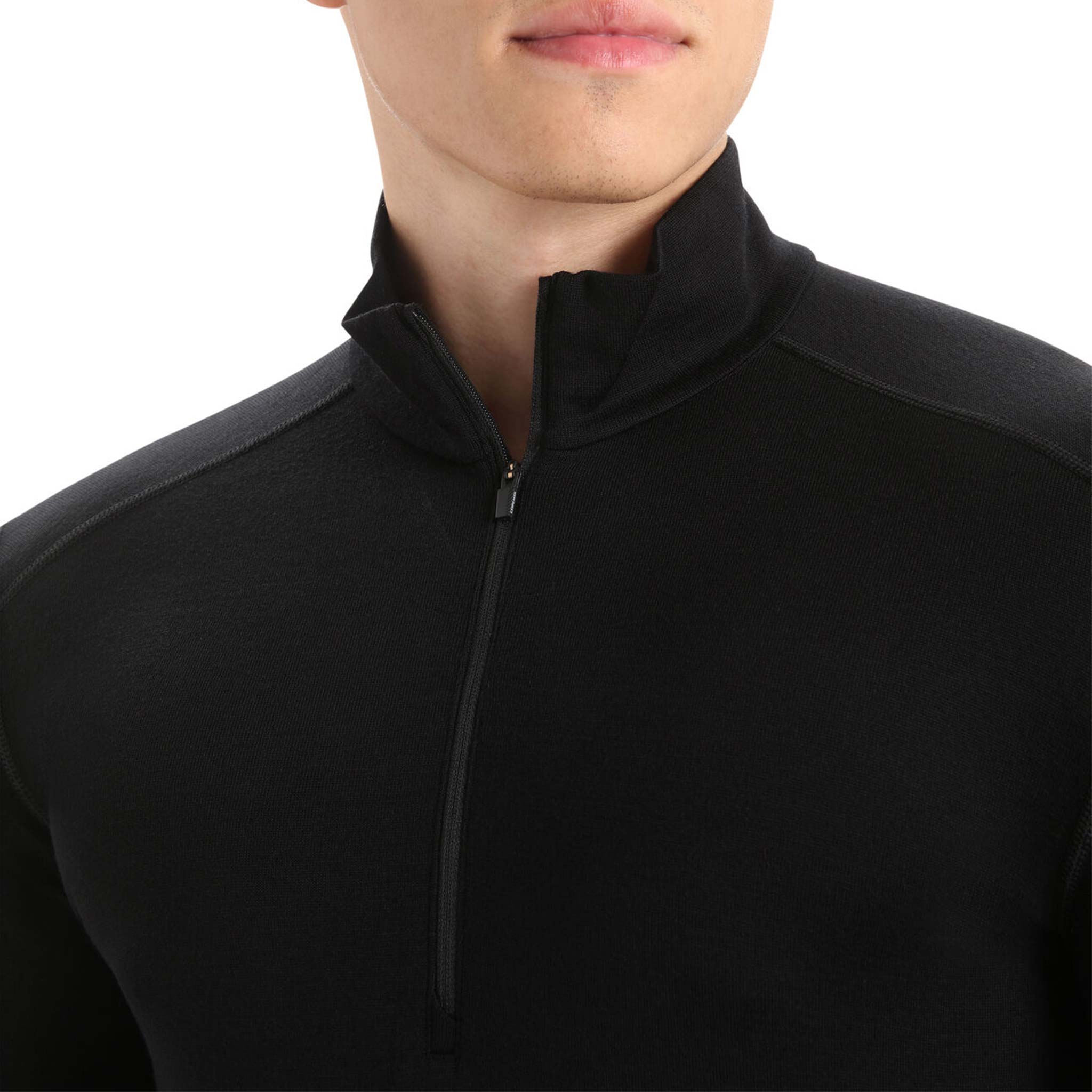 M Tech 260gm Half Zip in Black