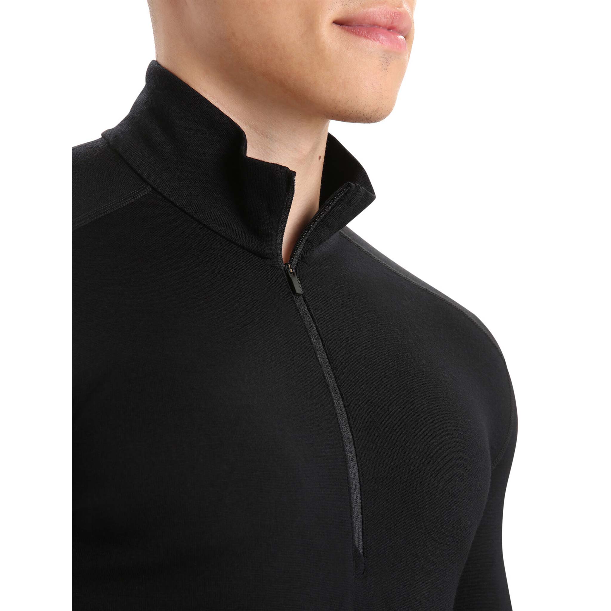 M Tech 260gm Half Zip in Black
