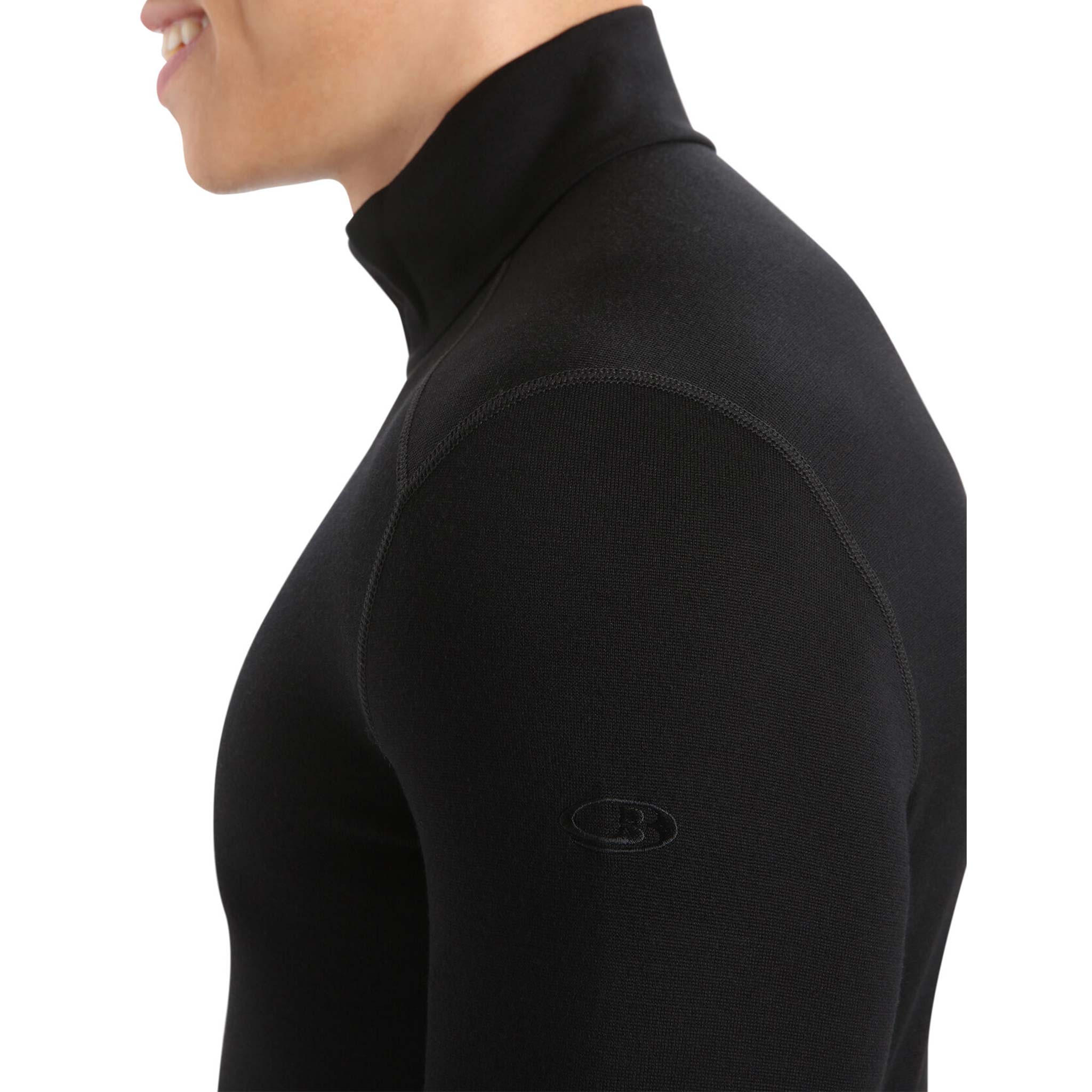 M Tech 260gm Half Zip in Black