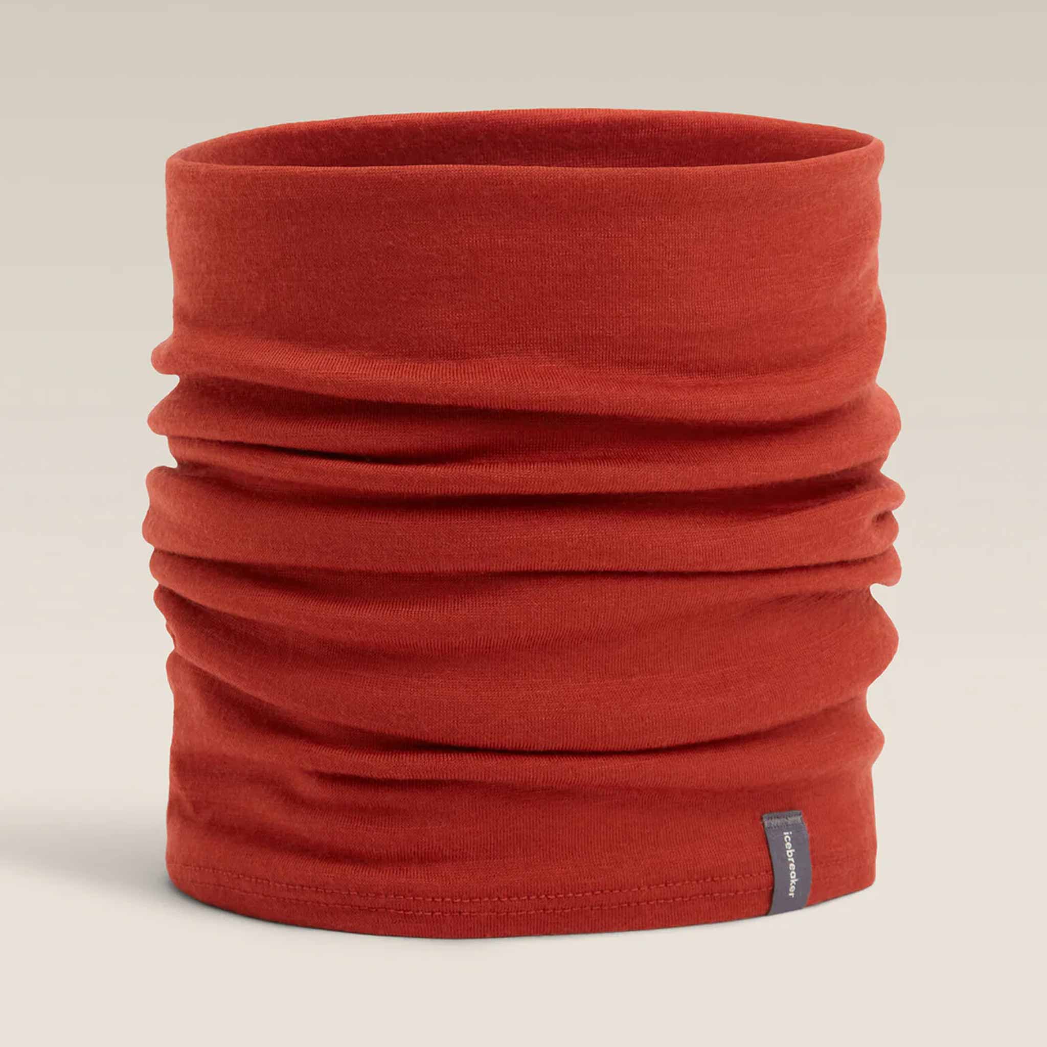 Merino Neck Gaiter in Agate Red