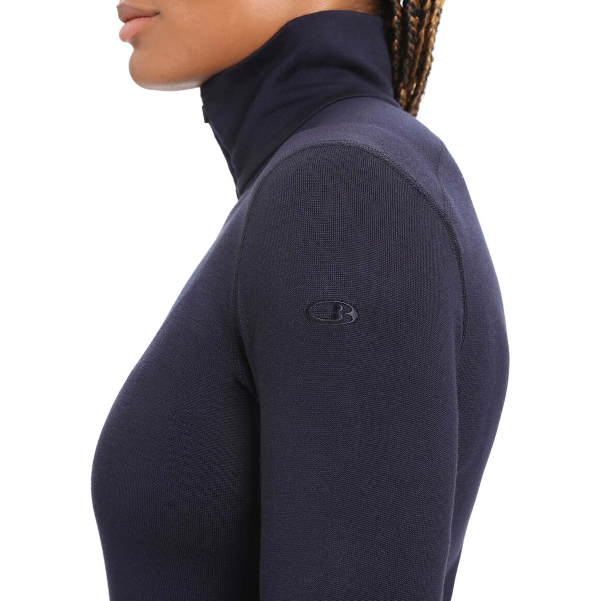 W Tech 260gm Half Zip in Midnight Navy