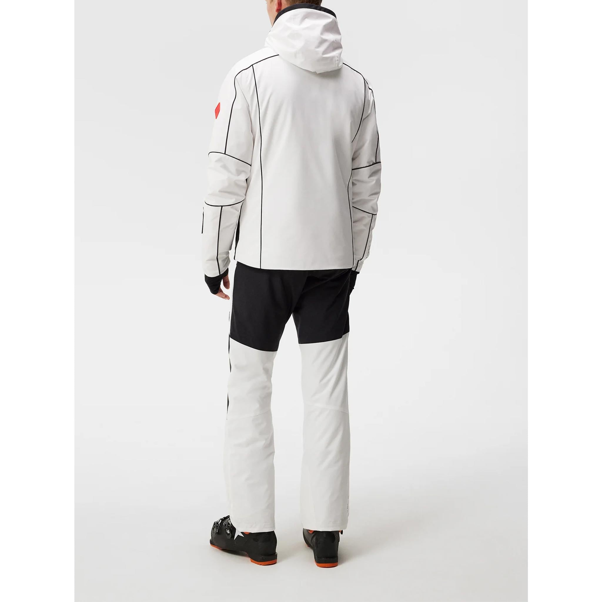 Brush Hybrid Ski Jacket in Black