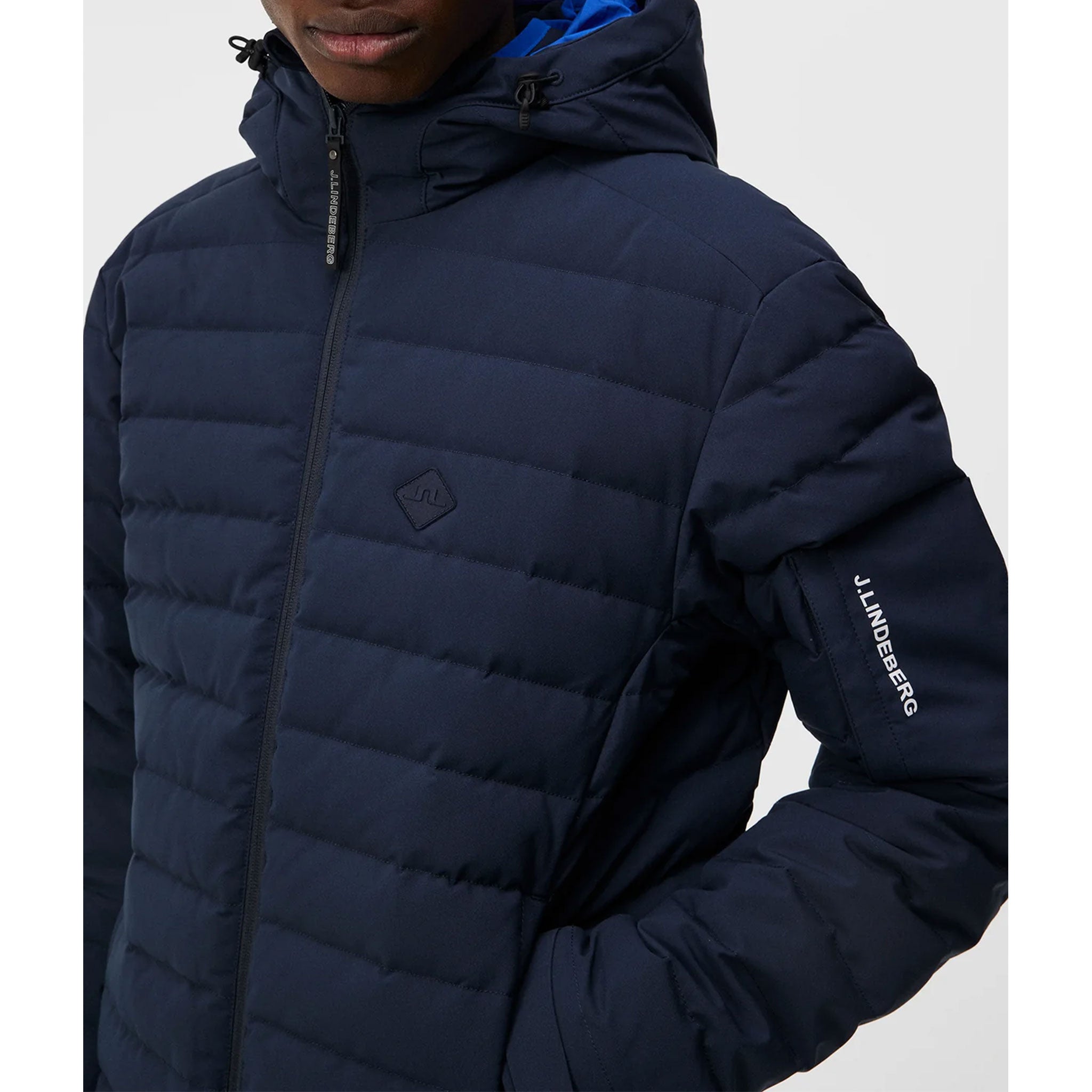 Thermic Down Ski Jacket in Navy
