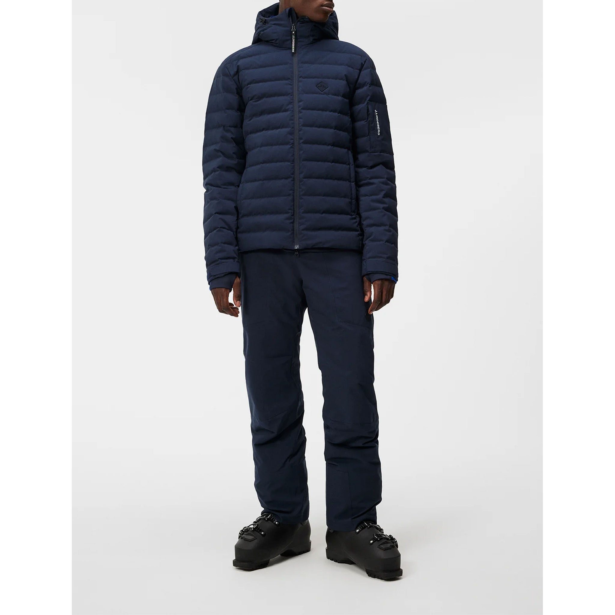 Thermic Down Ski Jacket in Navy
