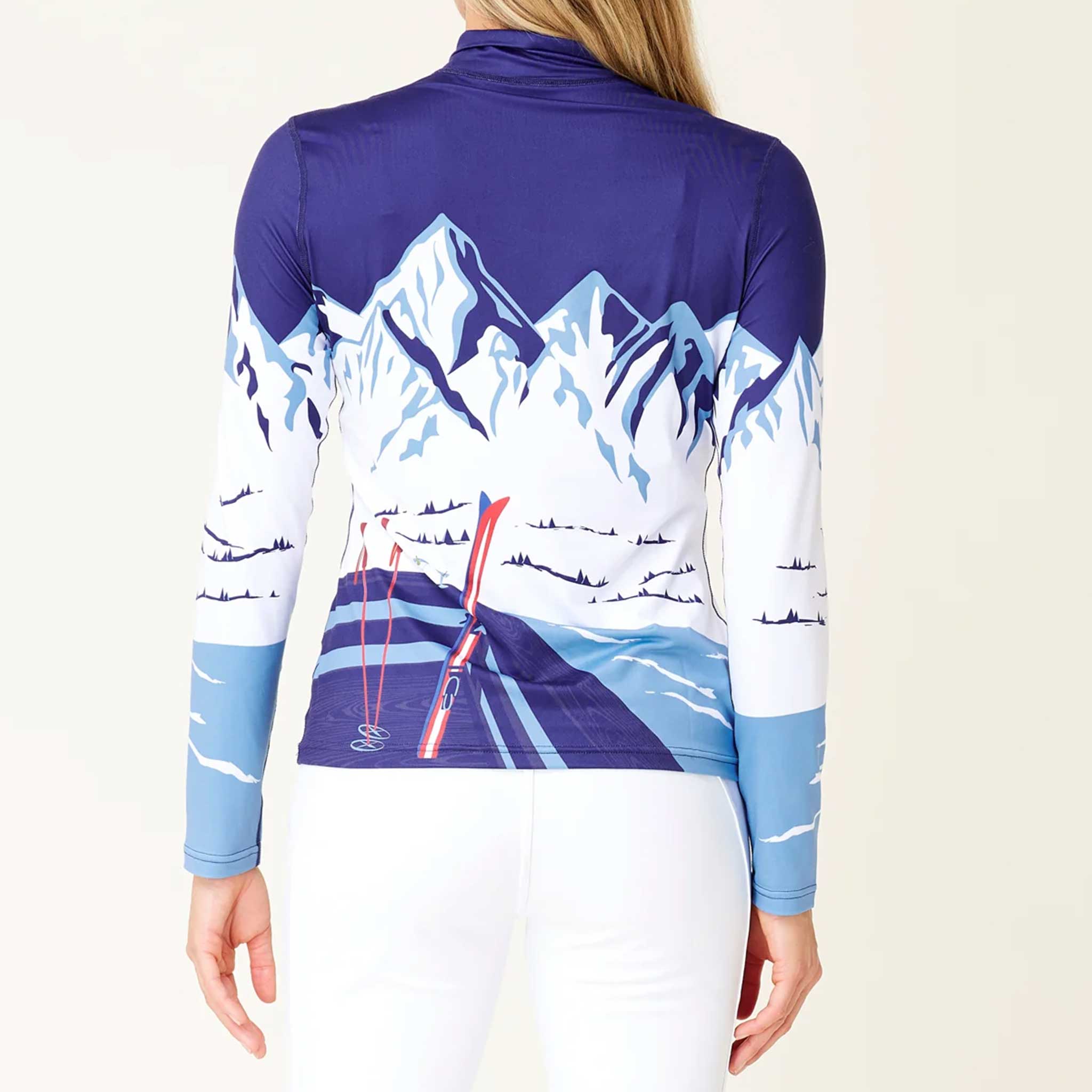 Apres Anyone Quarter Zip in Navy