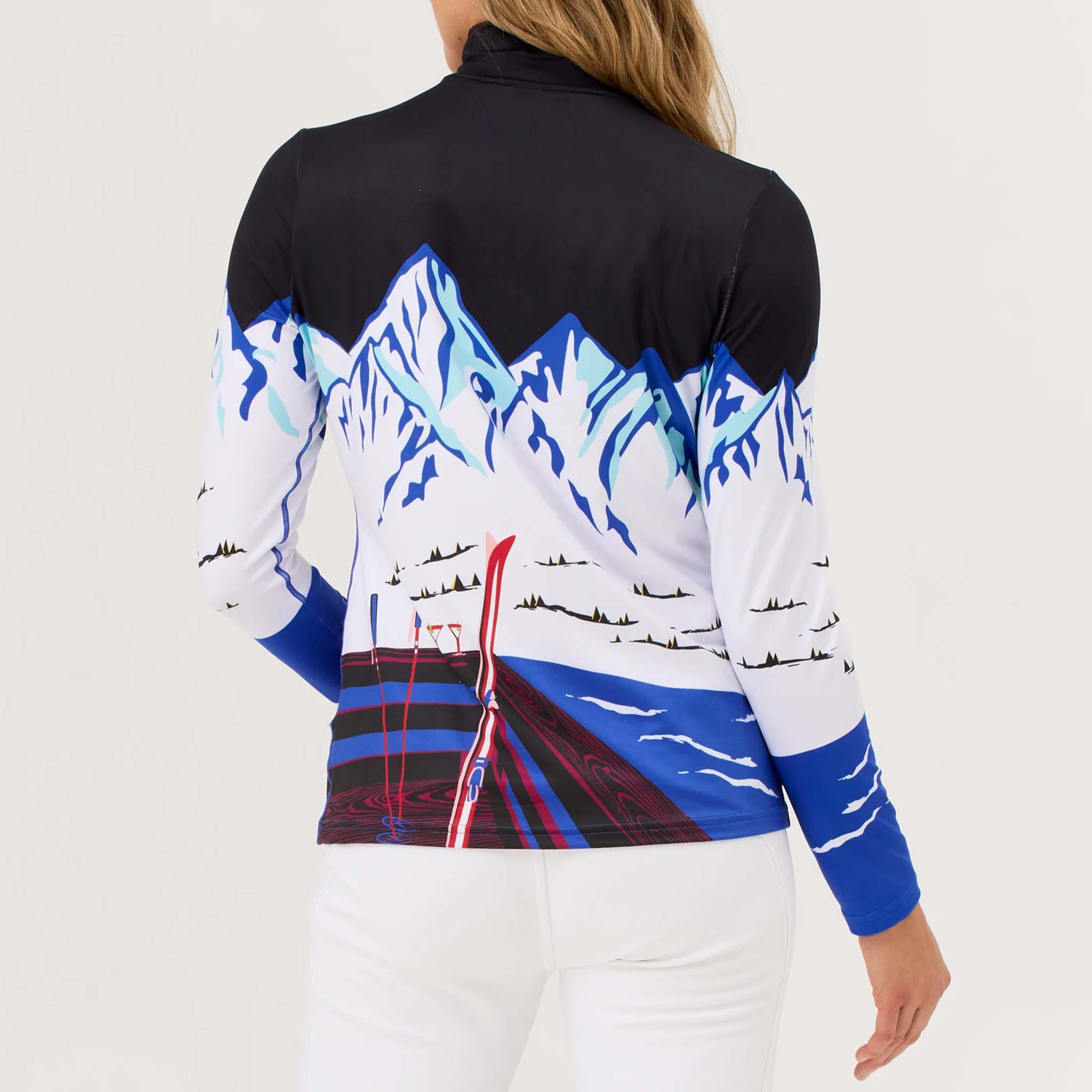 Apres Anyone Quarter Zip in Navy