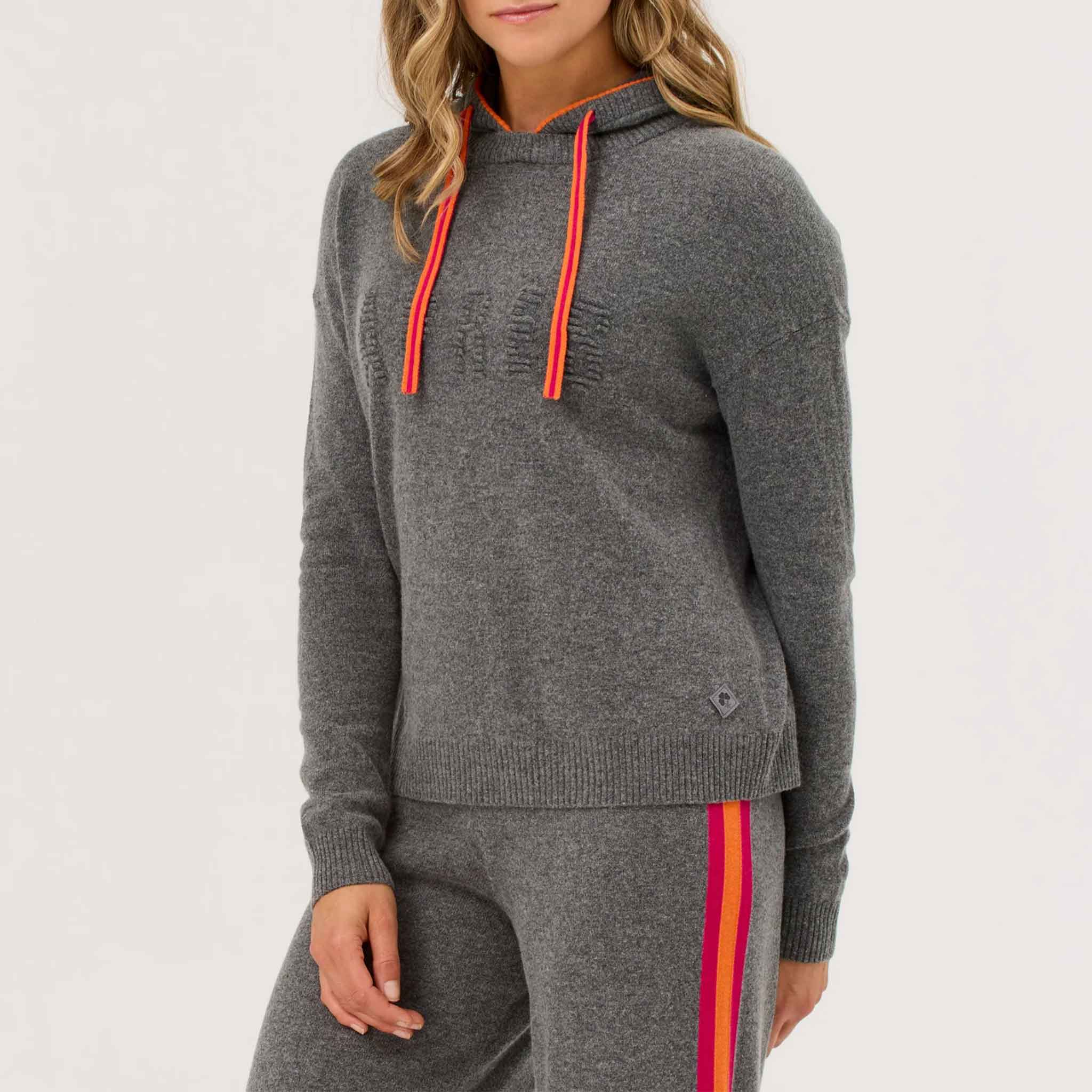 Apres Hooded Sweater in Charcoal