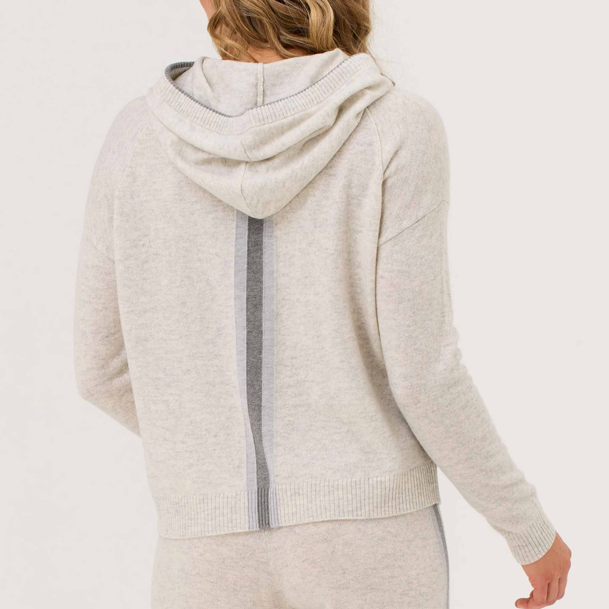 Apres Hooded Sweater in Off White