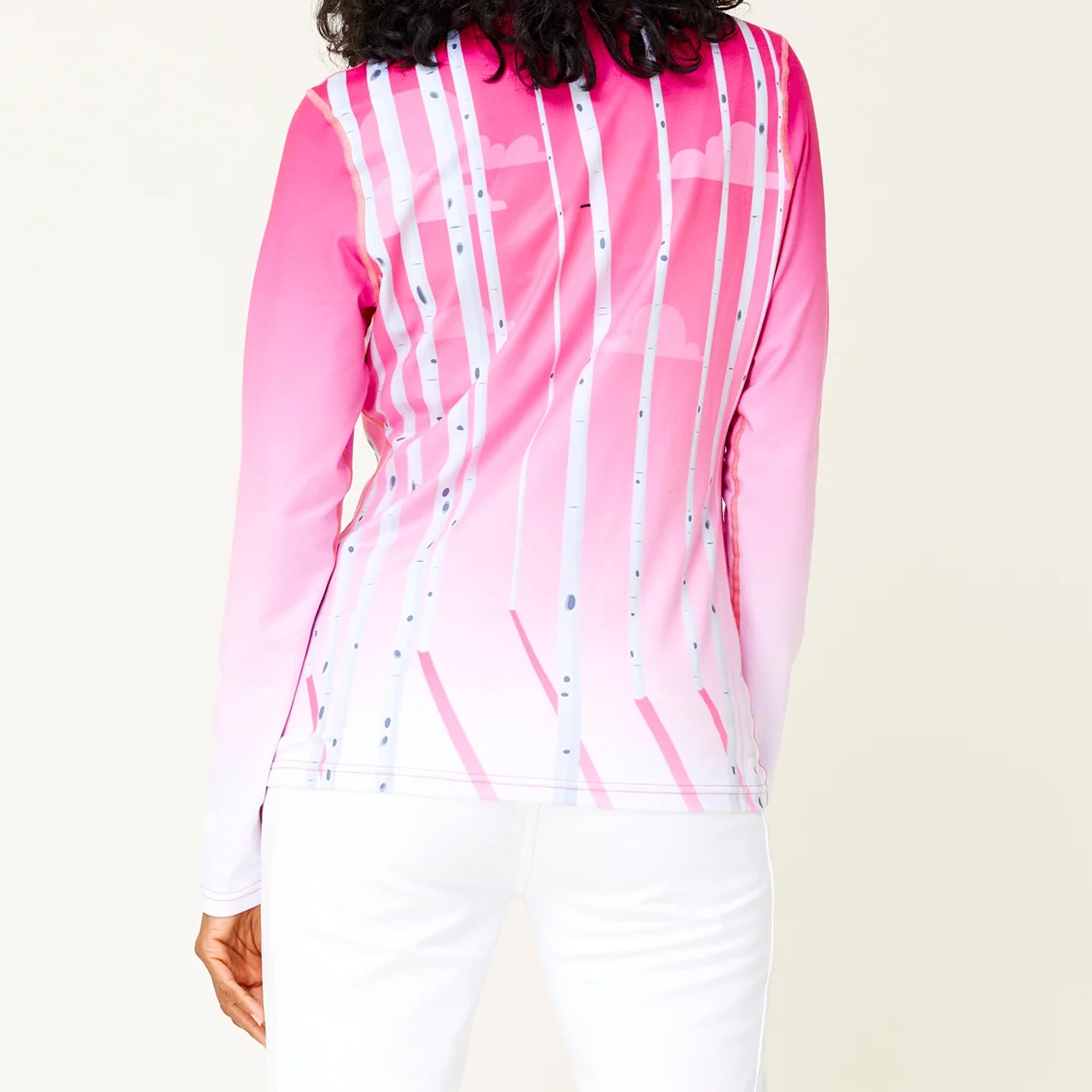 Aspen Journey Quarter Zip in Pink