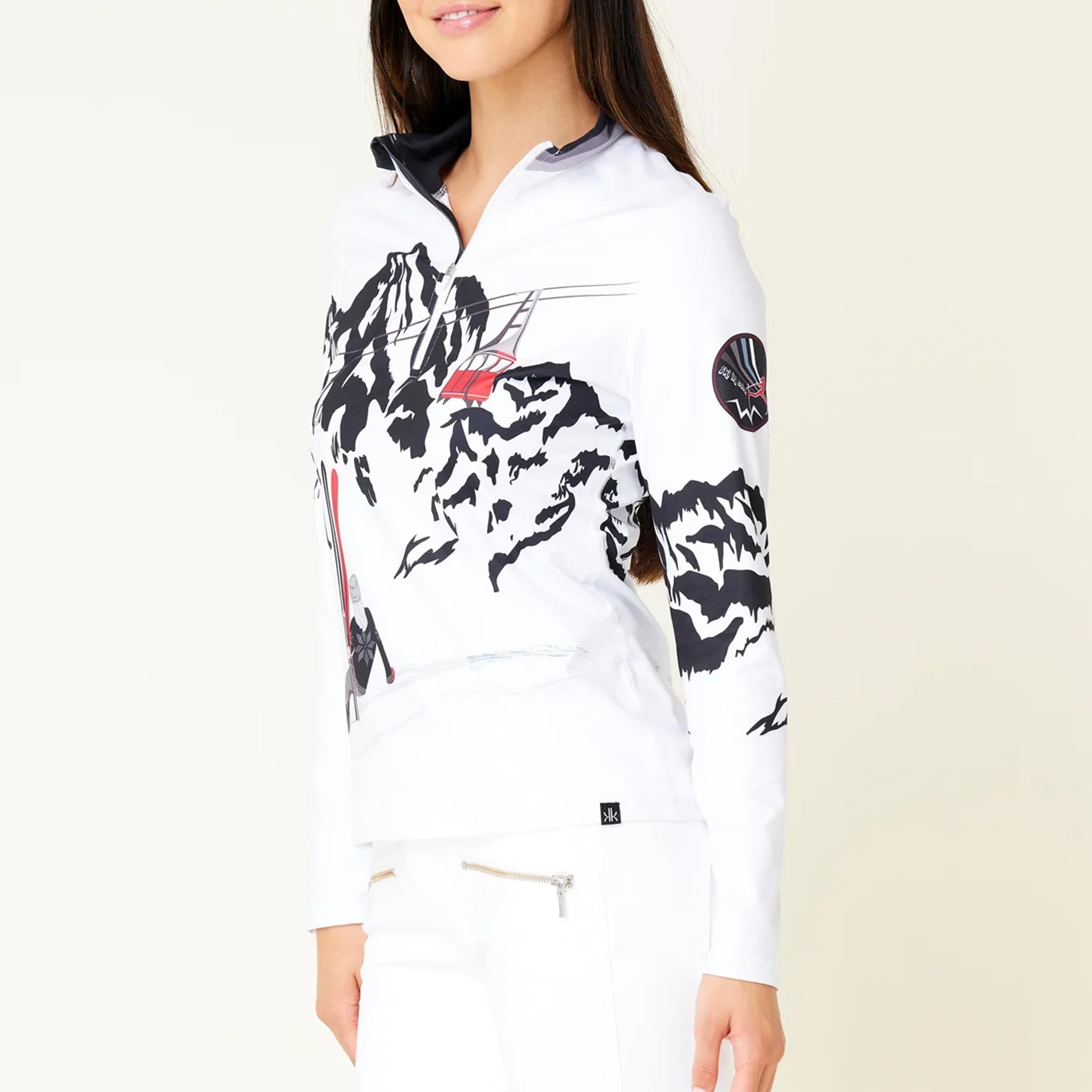 Gondola Quarter Zip in Black