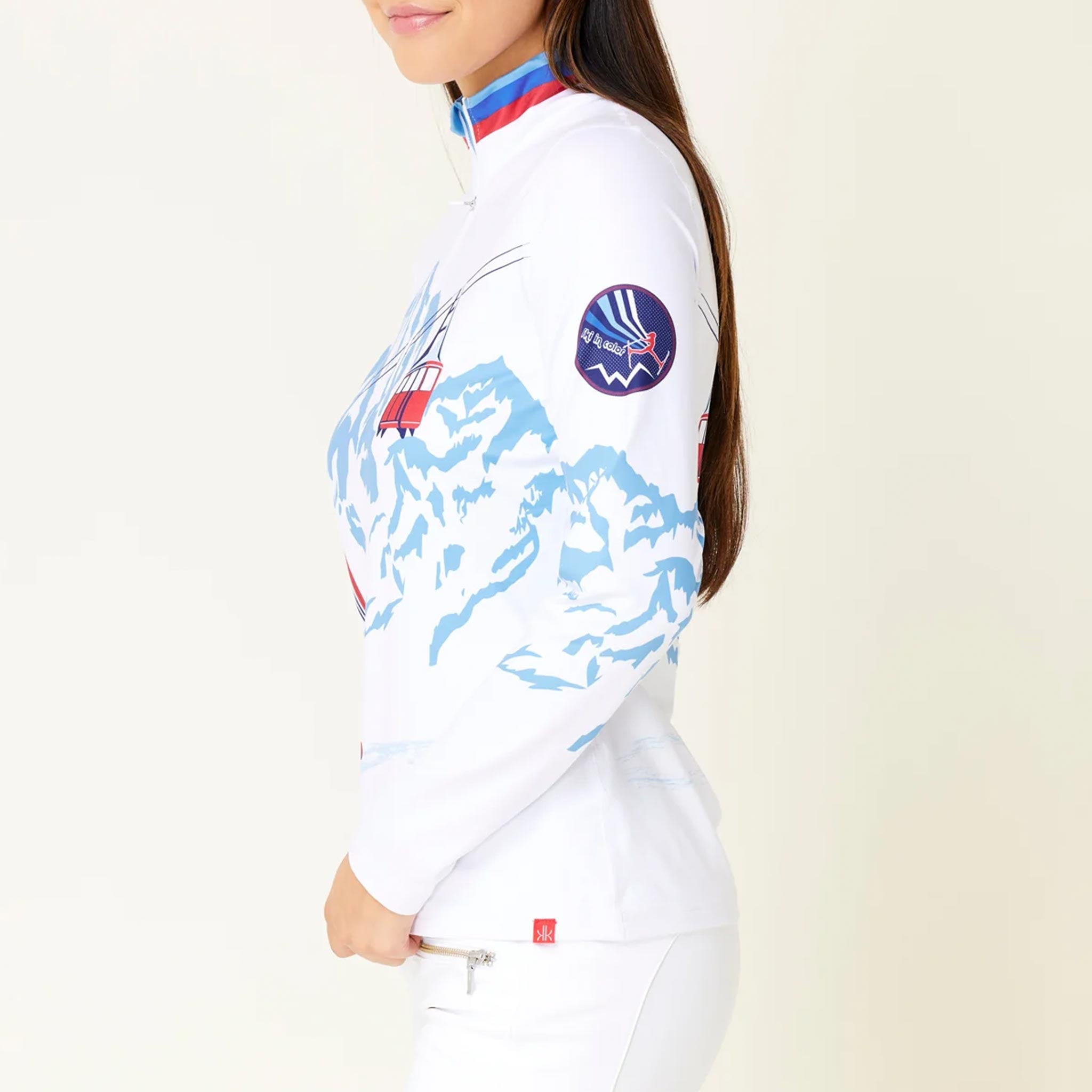 Gondola Quarter Zip in Blue