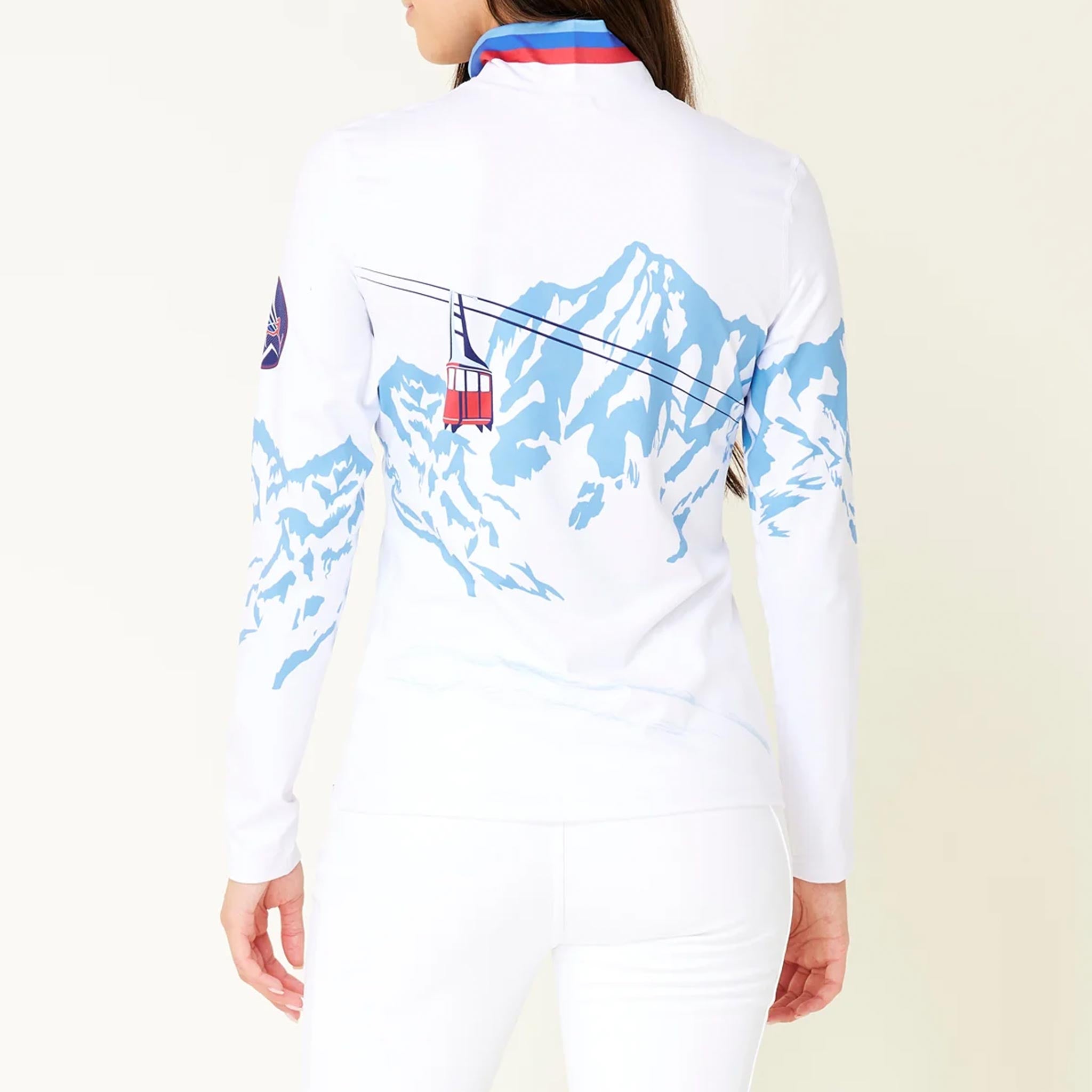 Gondola Quarter Zip in Blue