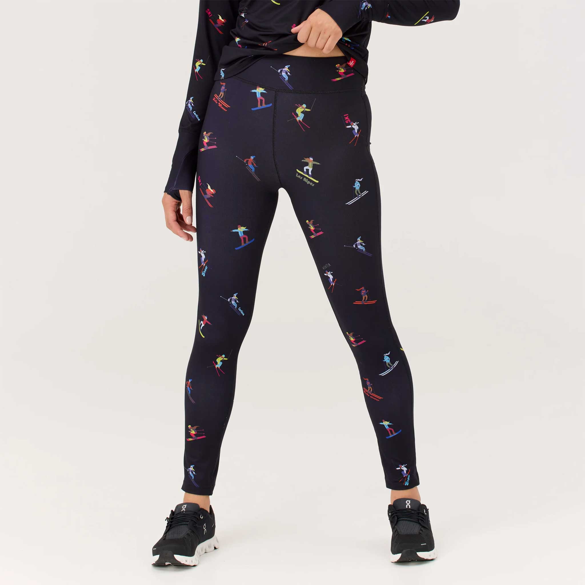 Multi Skiers Leggings in Black