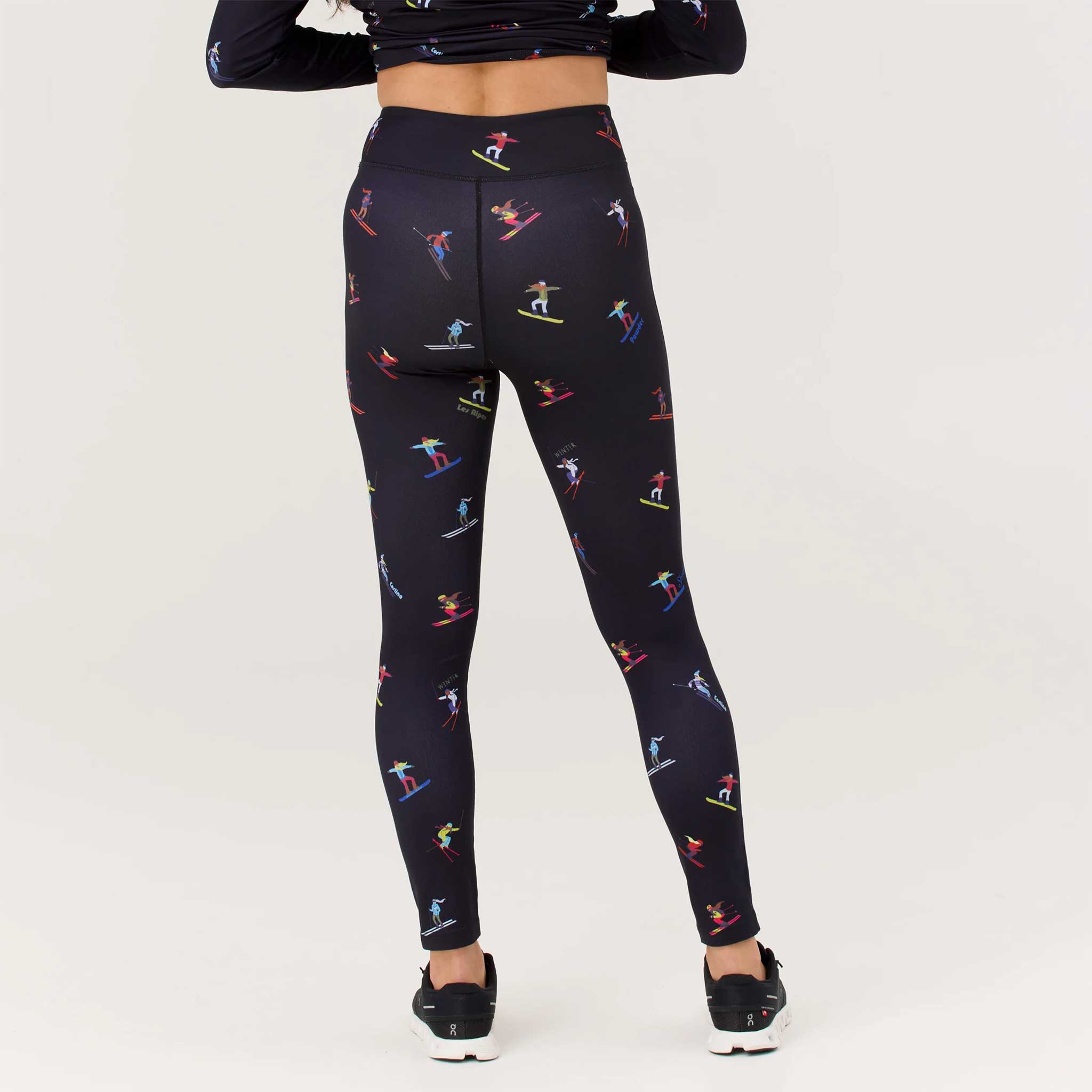 Multi Skiers Leggings in Black