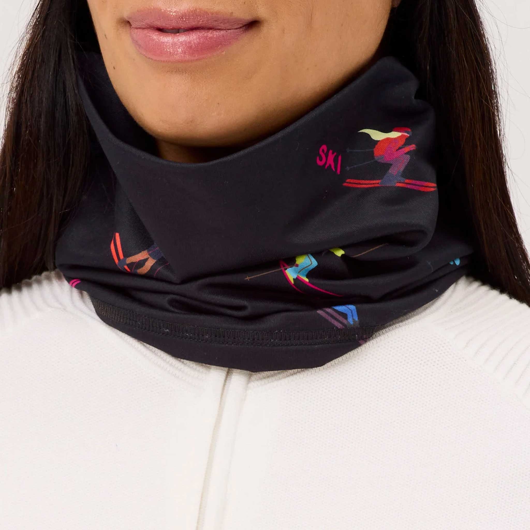 Multi Skiers Neck Gaiter in Black