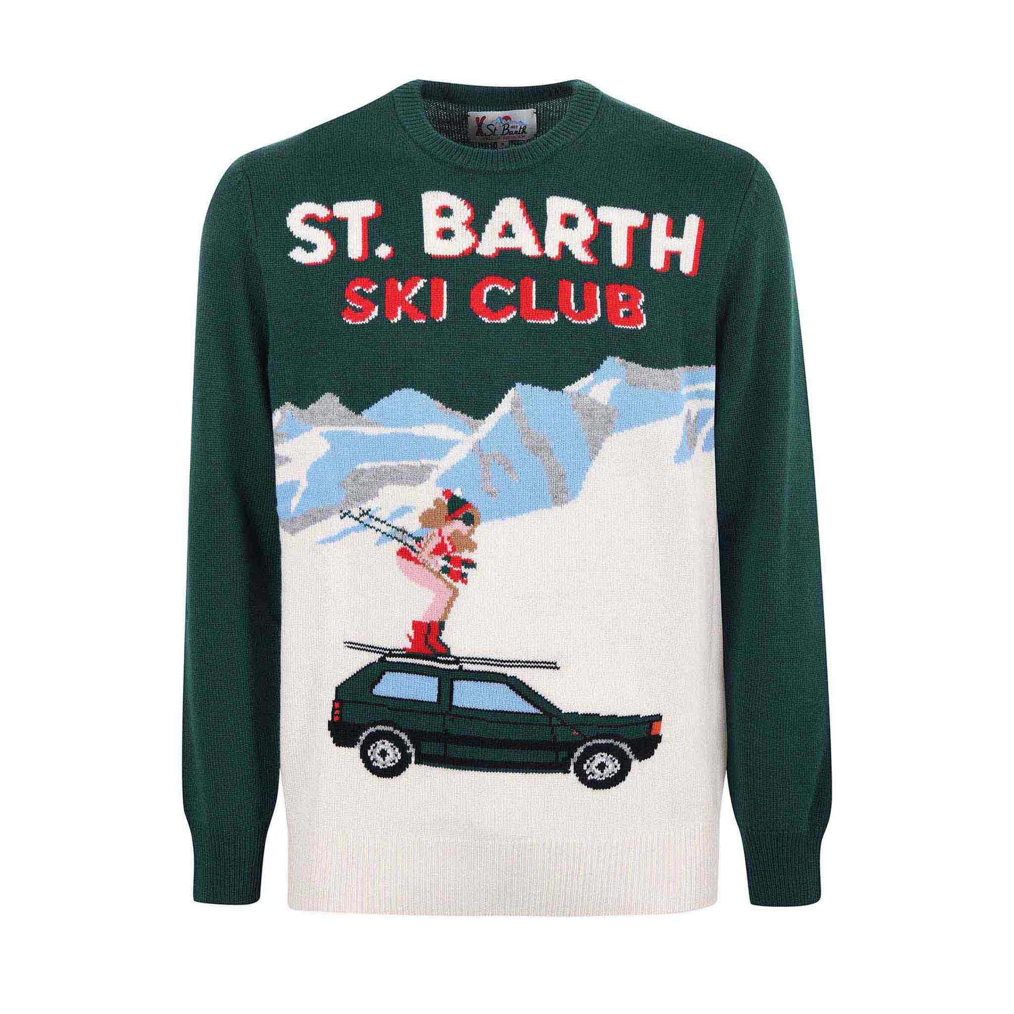 Ski Club Car Sweater