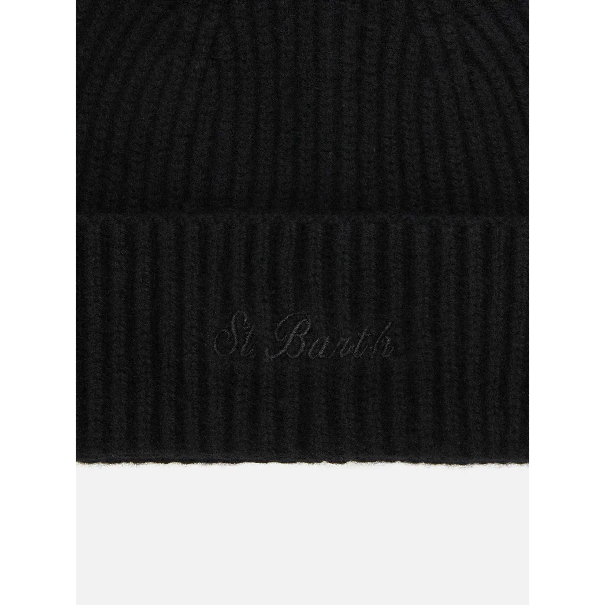 Wool Beanie in Black