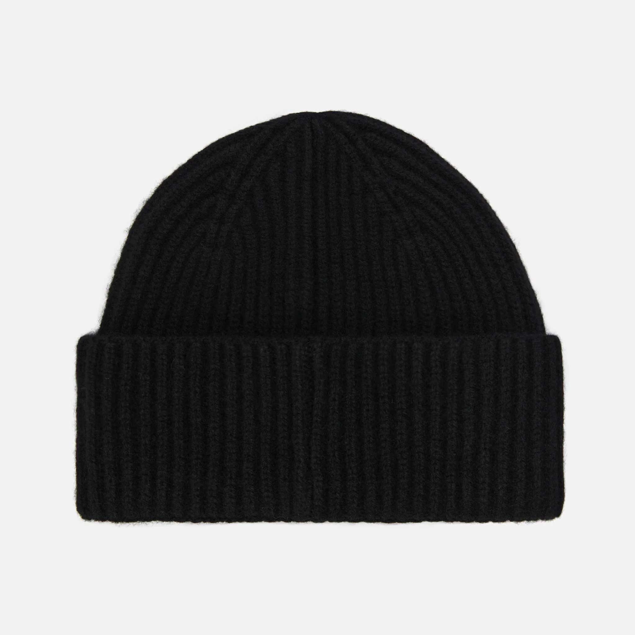Wool Beanie in Black