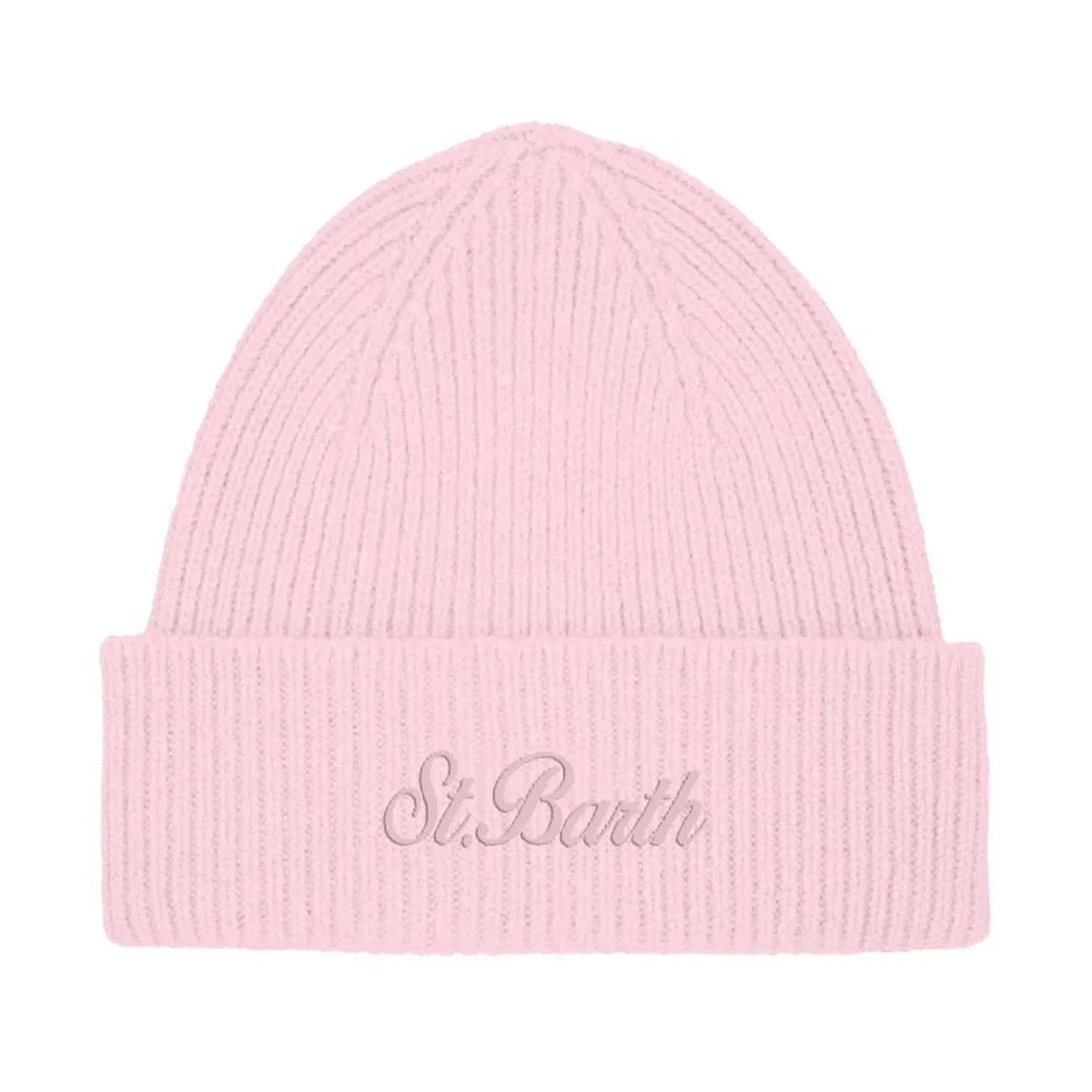 Wool Beanie in Pink