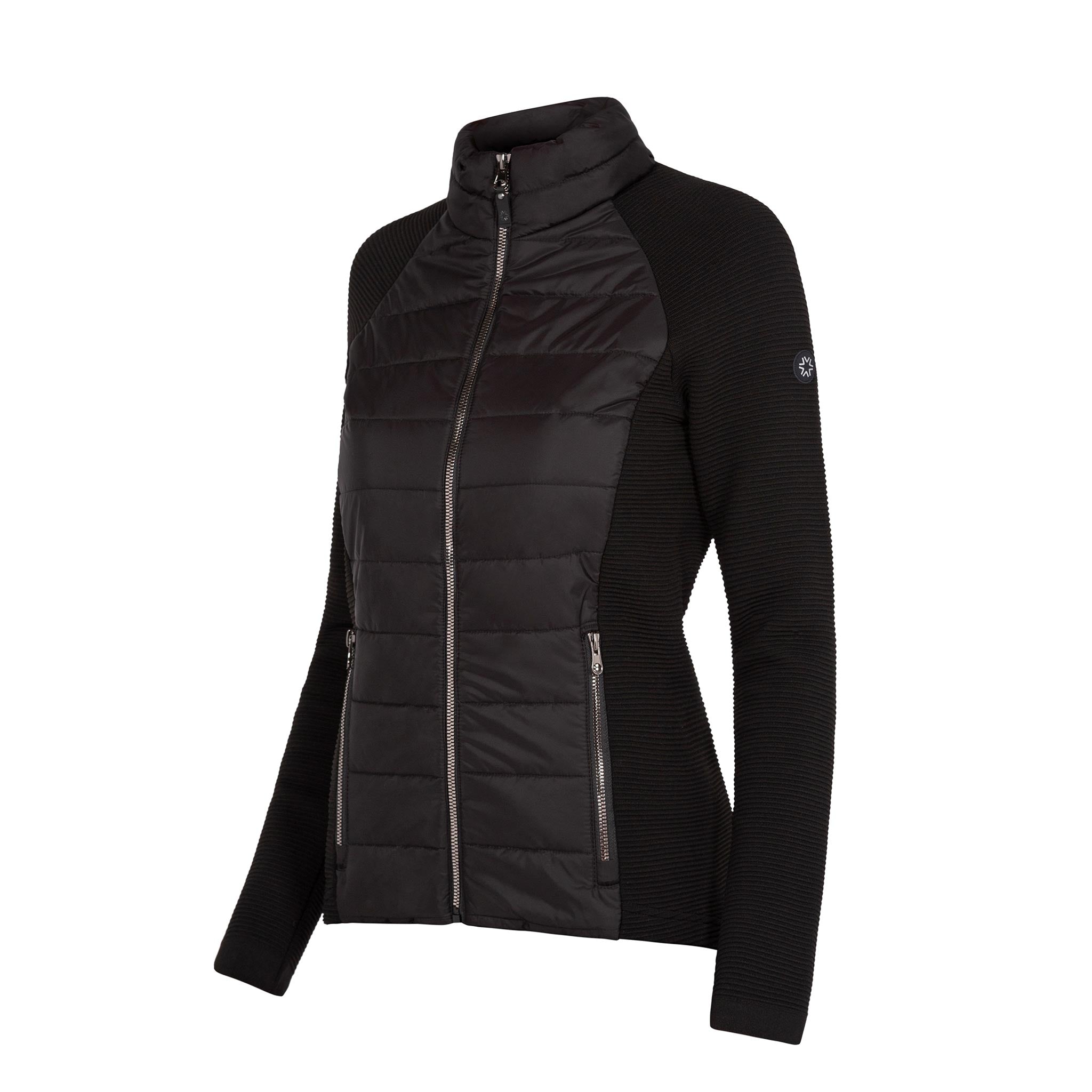 Aitana Padded Full Zip in Black