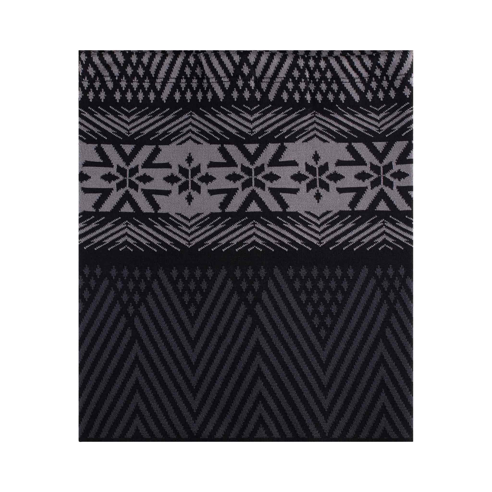 Binntal Neck Gaiter in Black/Grey
