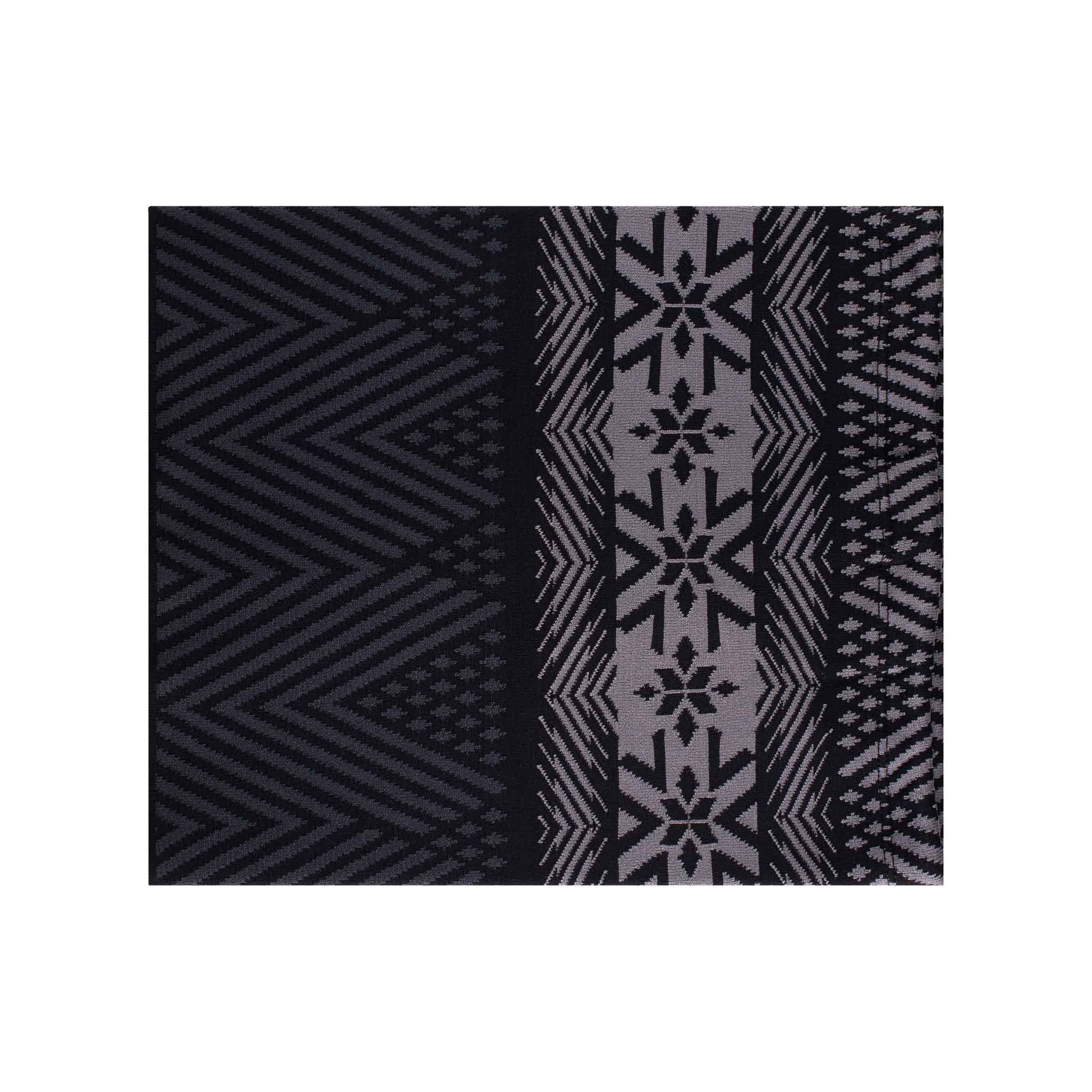 Binntal Neck Gaiter in Black/Grey