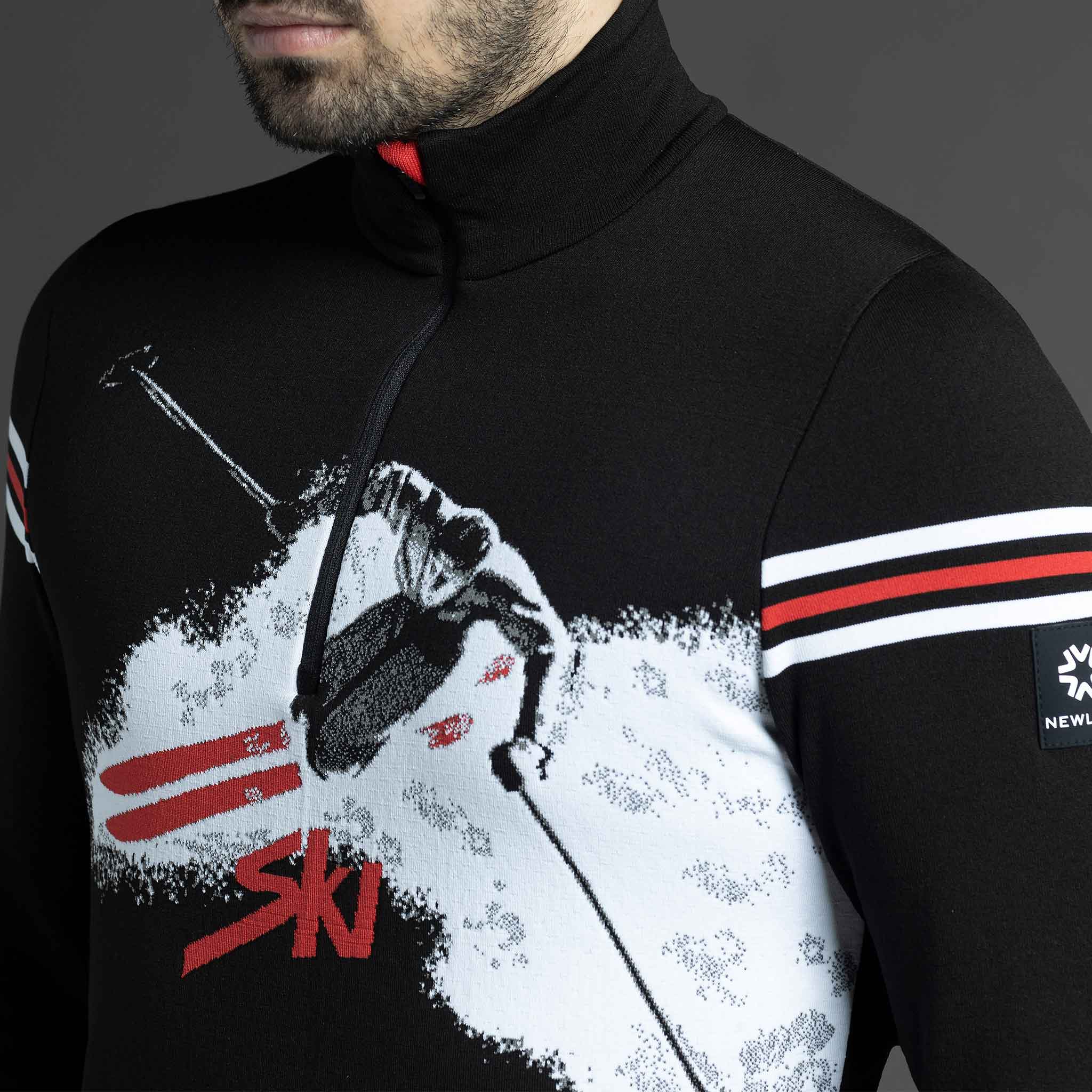 Explorer Half Zip in Black